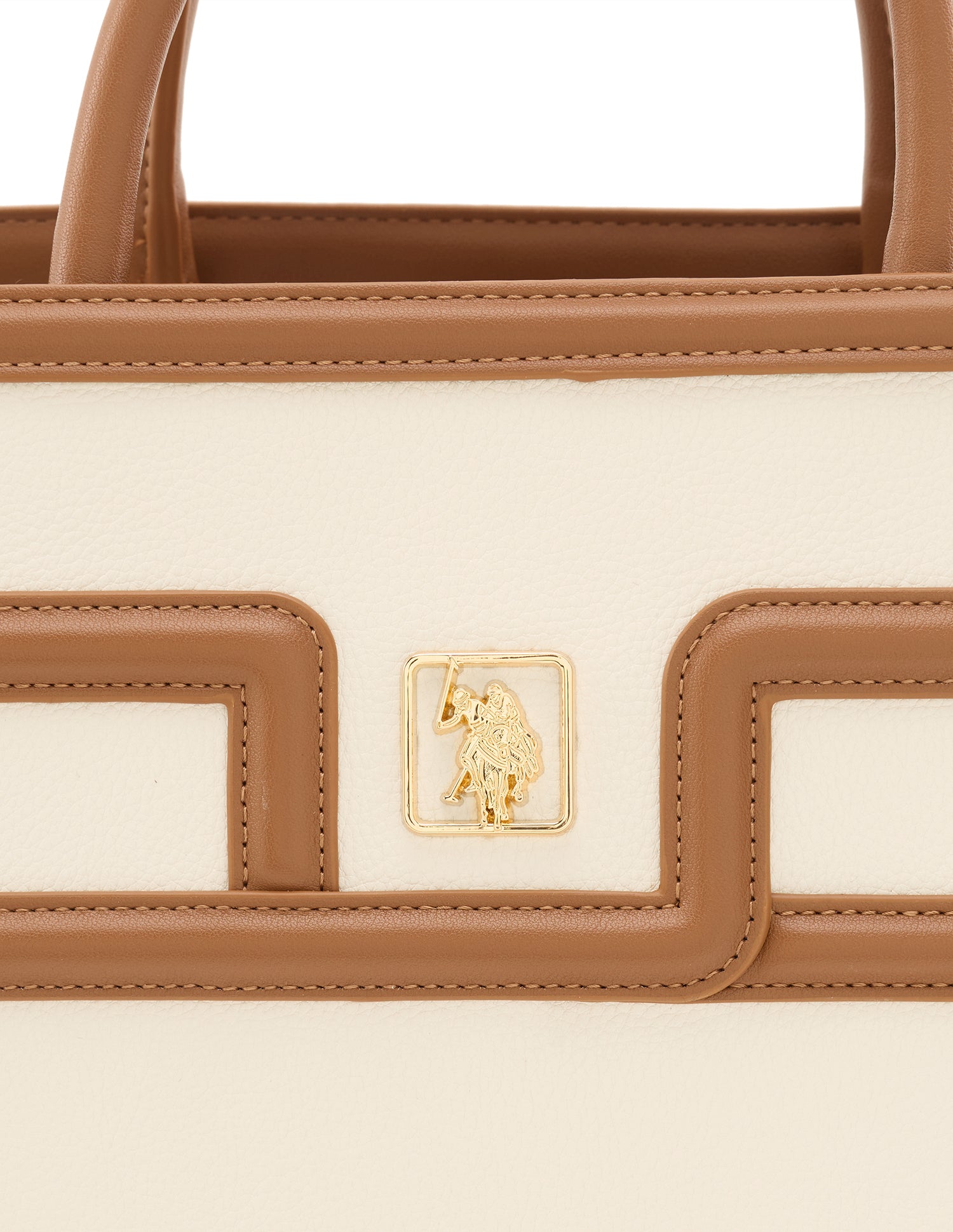 Carla Satchel Bag Beige - U.S. Polo Assn. India | Large
