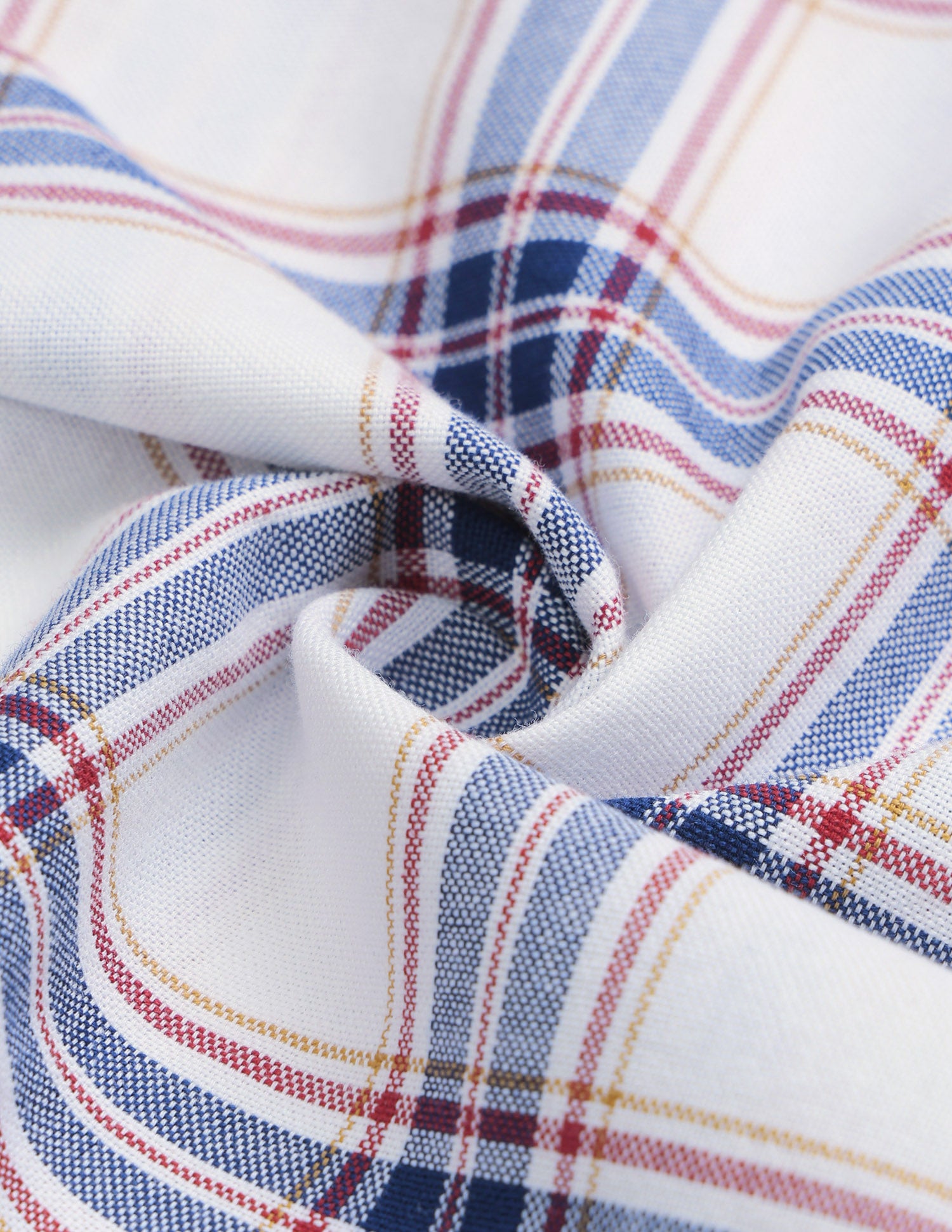 Tartan Checked Oxford Shirt White - U.S. Polo Assn. India | Large