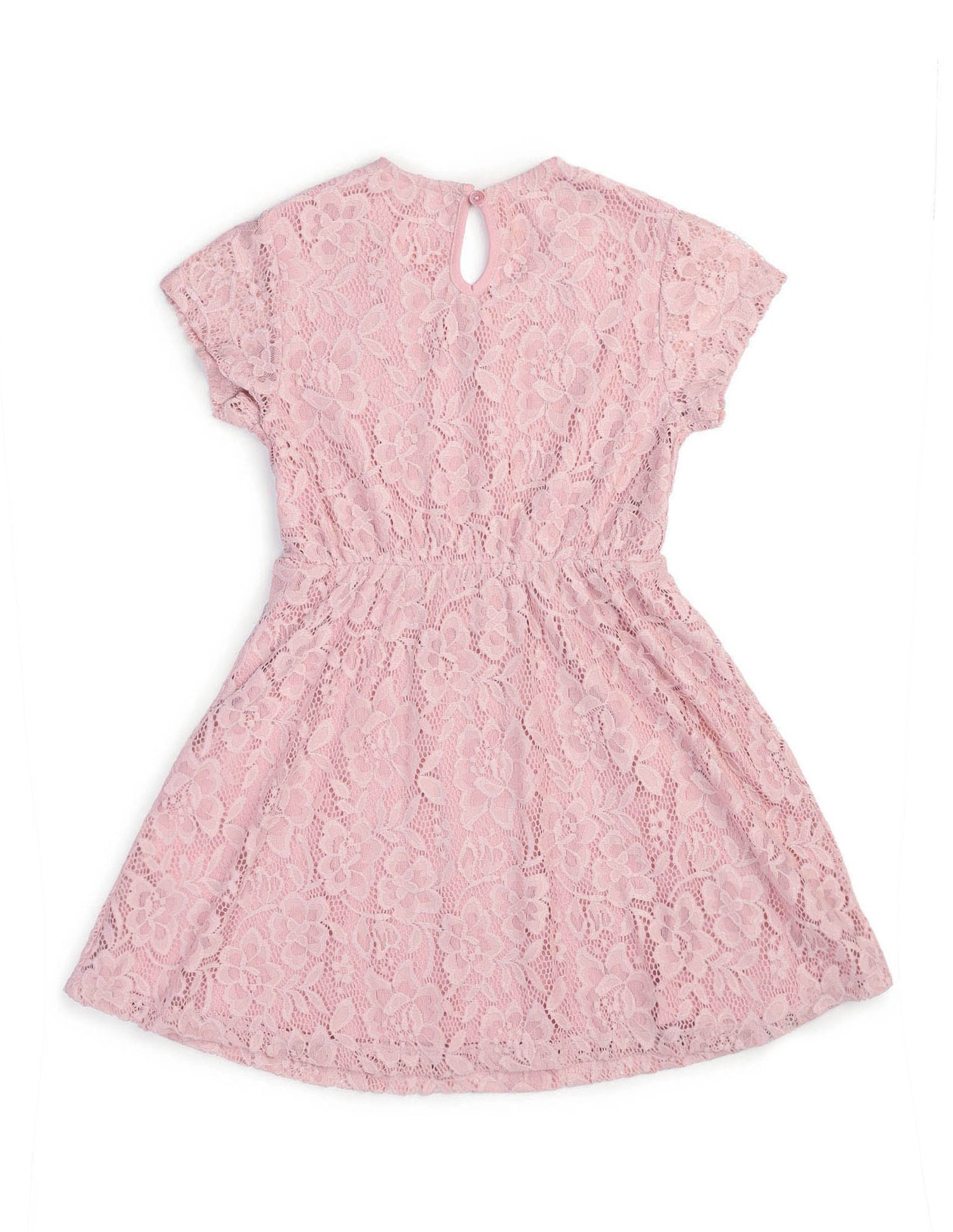 Girls Floral A-Line Lace Dress Light Pink - U.S. POLO ASSN. | Large