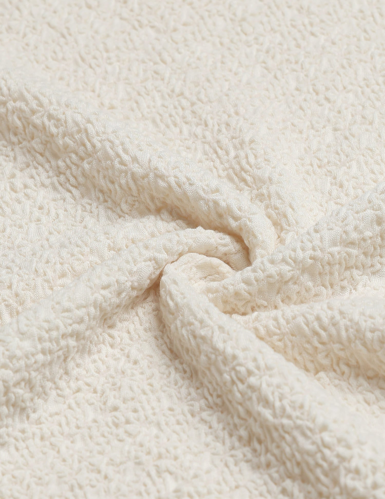 Fitted Textured T-Shirt White - U.S. Polo Assn. India | Large