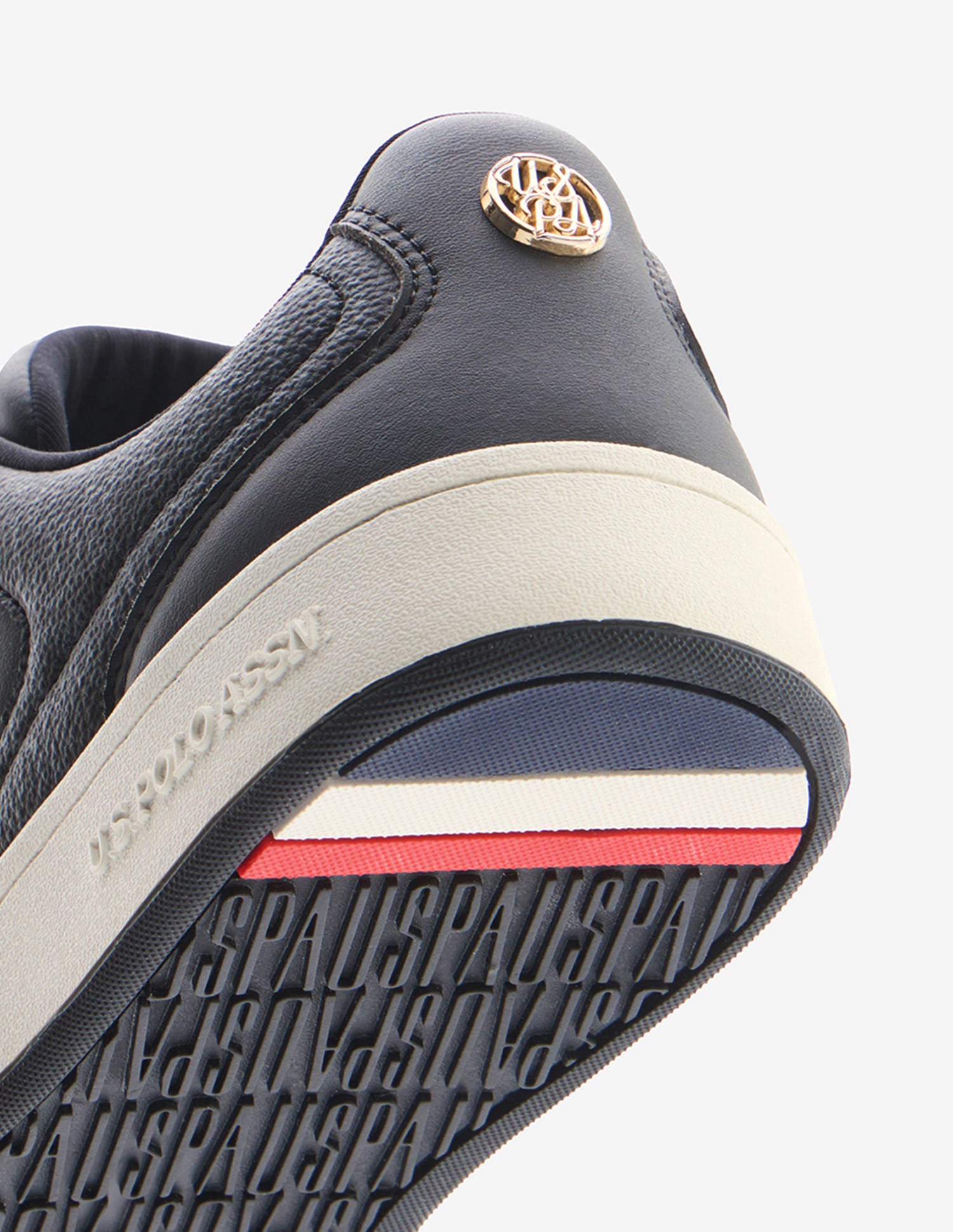 Ira Monogram Printed Sneakers Black - U.S. Polo Assn. India | Large