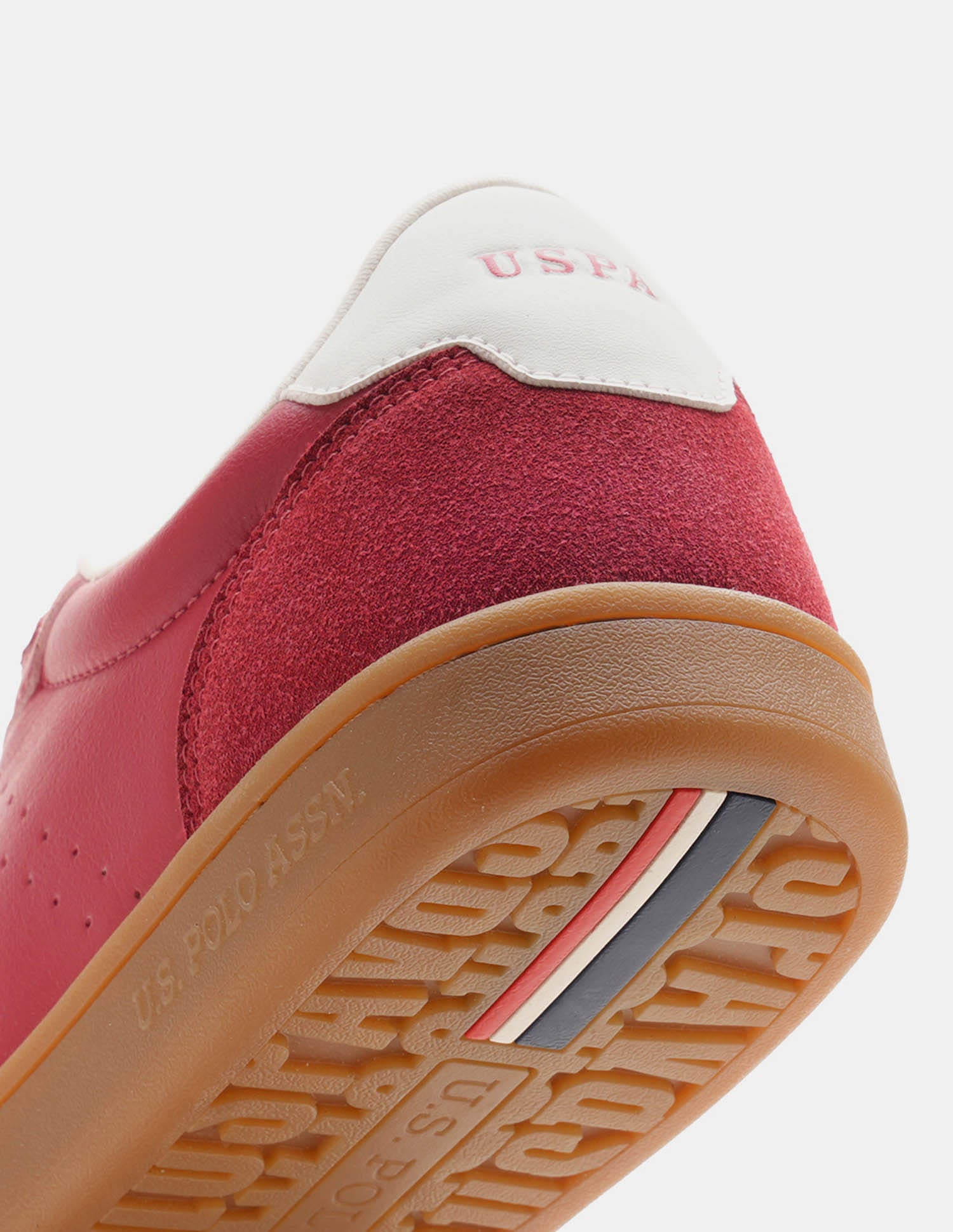 Men Cenik Colour Blocked Sneakers Red - U.S. Polo Assn. India | Large