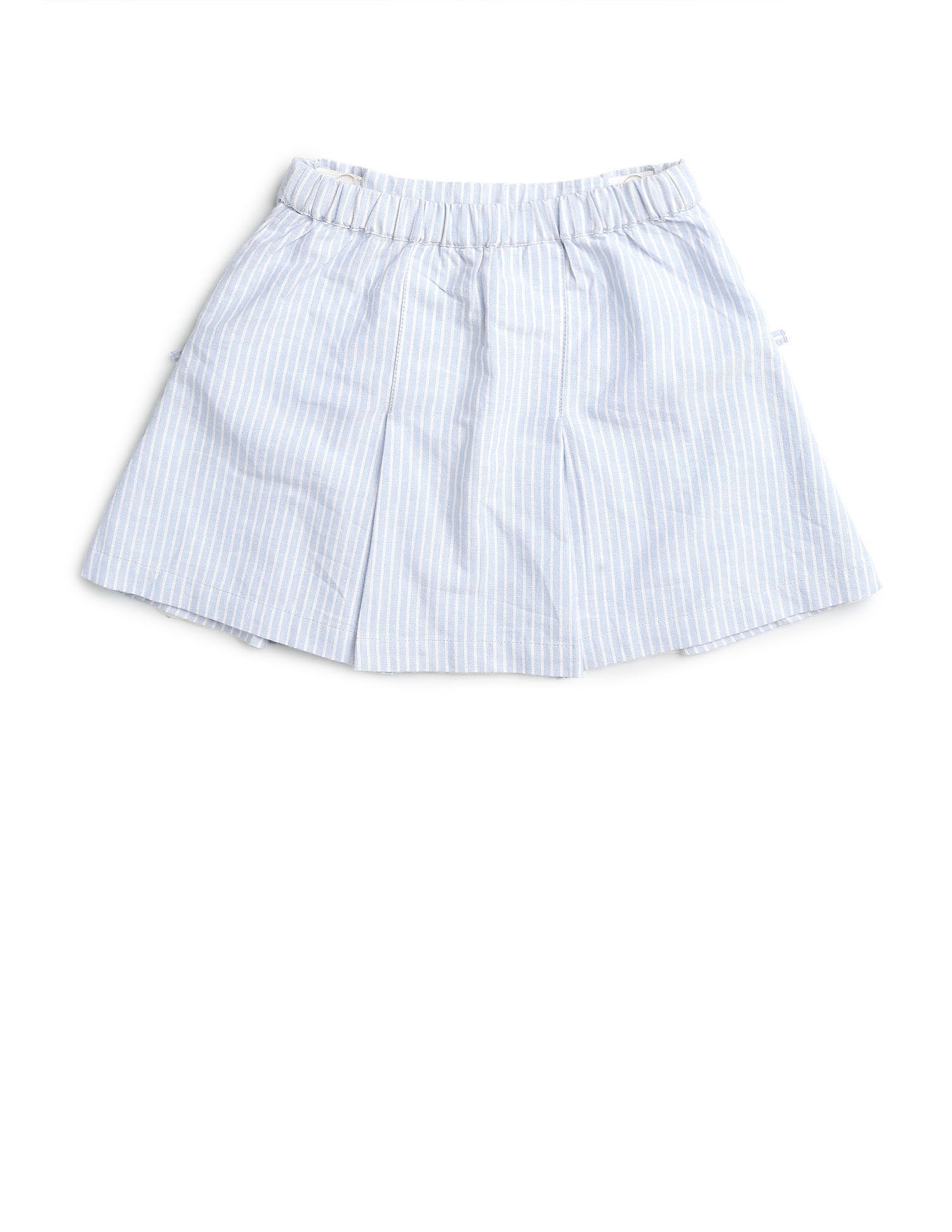 Girls Striped Skater Skirt Light Blue - U.S. POLO ASSN. | Large
