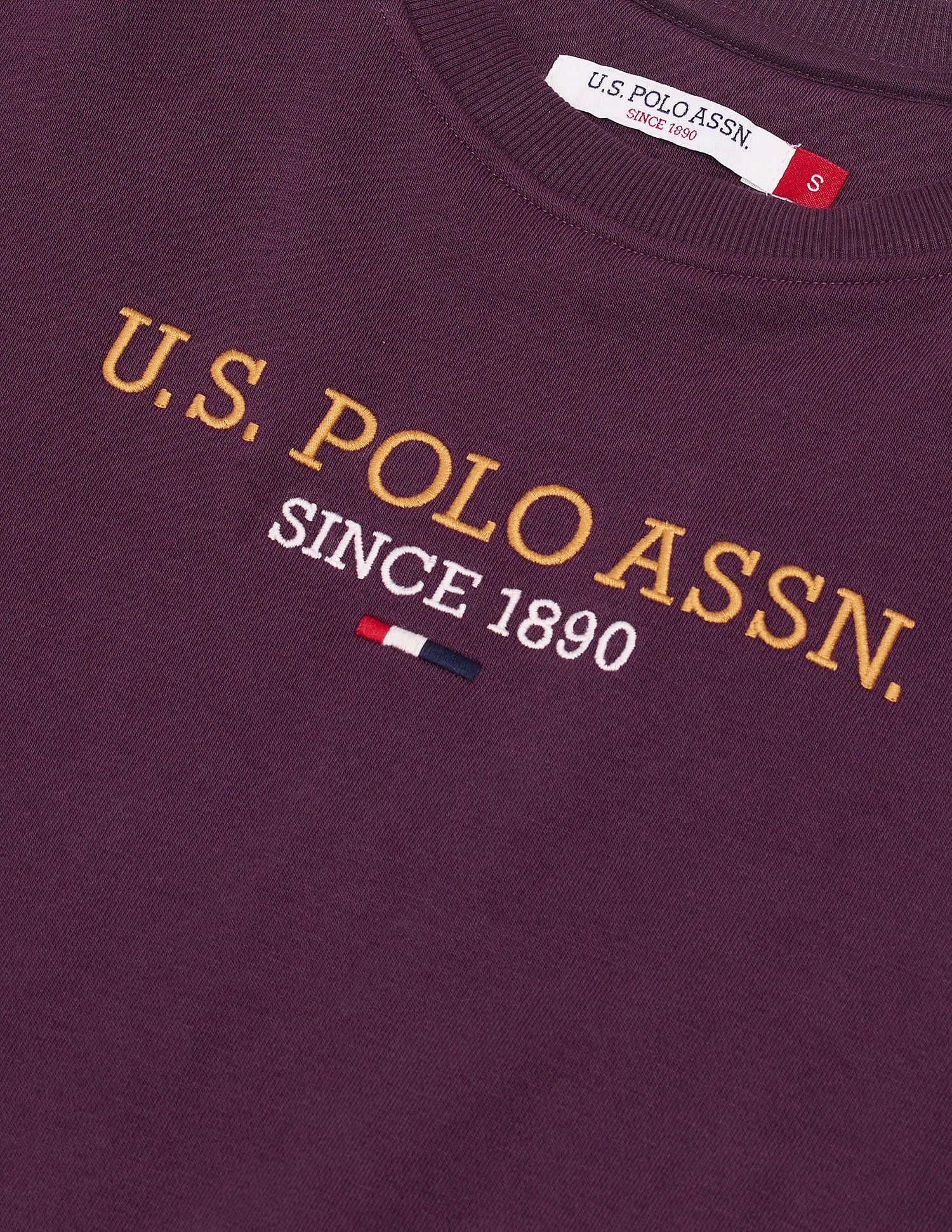 Hd Print Regular Fit Sweatshirt Wine - U.S. Polo Assn. India | Large
