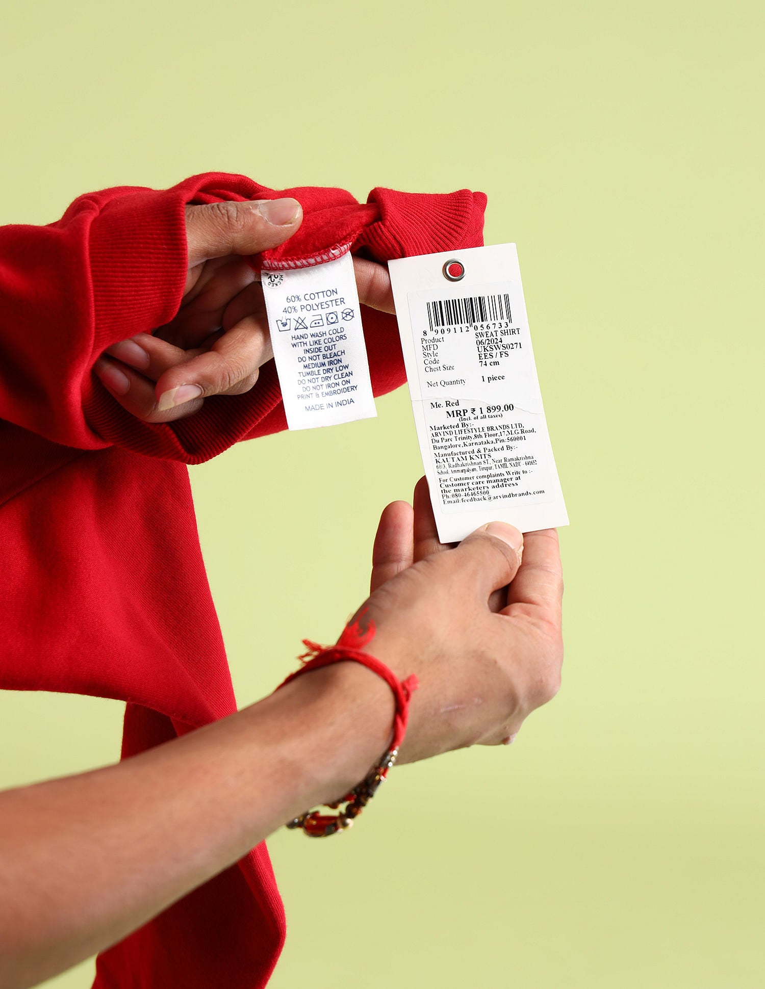 Boys Brand Regular Fit Sweatshirt Medium Red - U.S. POLO ASSN. | Large