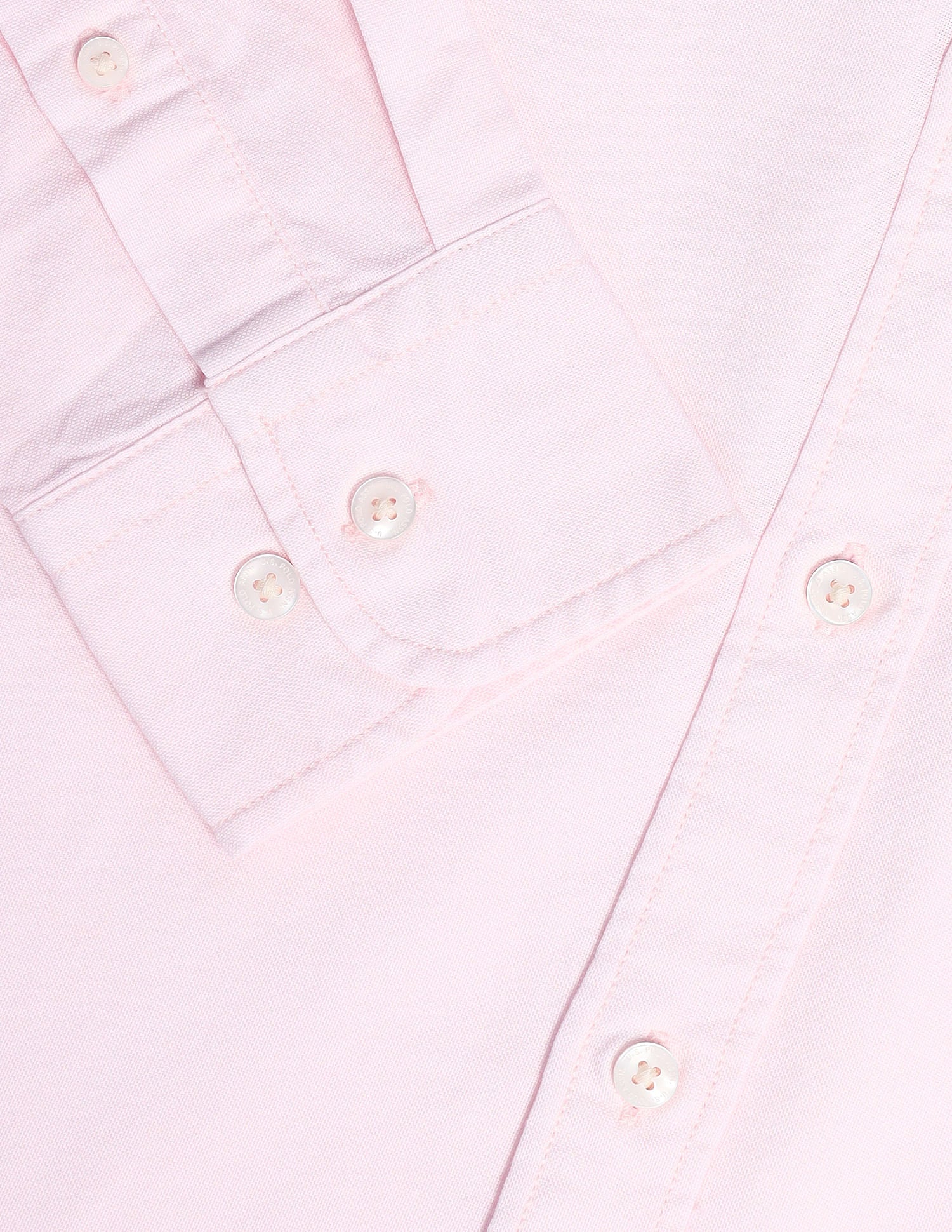 Tailored Fit Solid Shirt Light-Pink - U.S. Polo Assn. India | Large