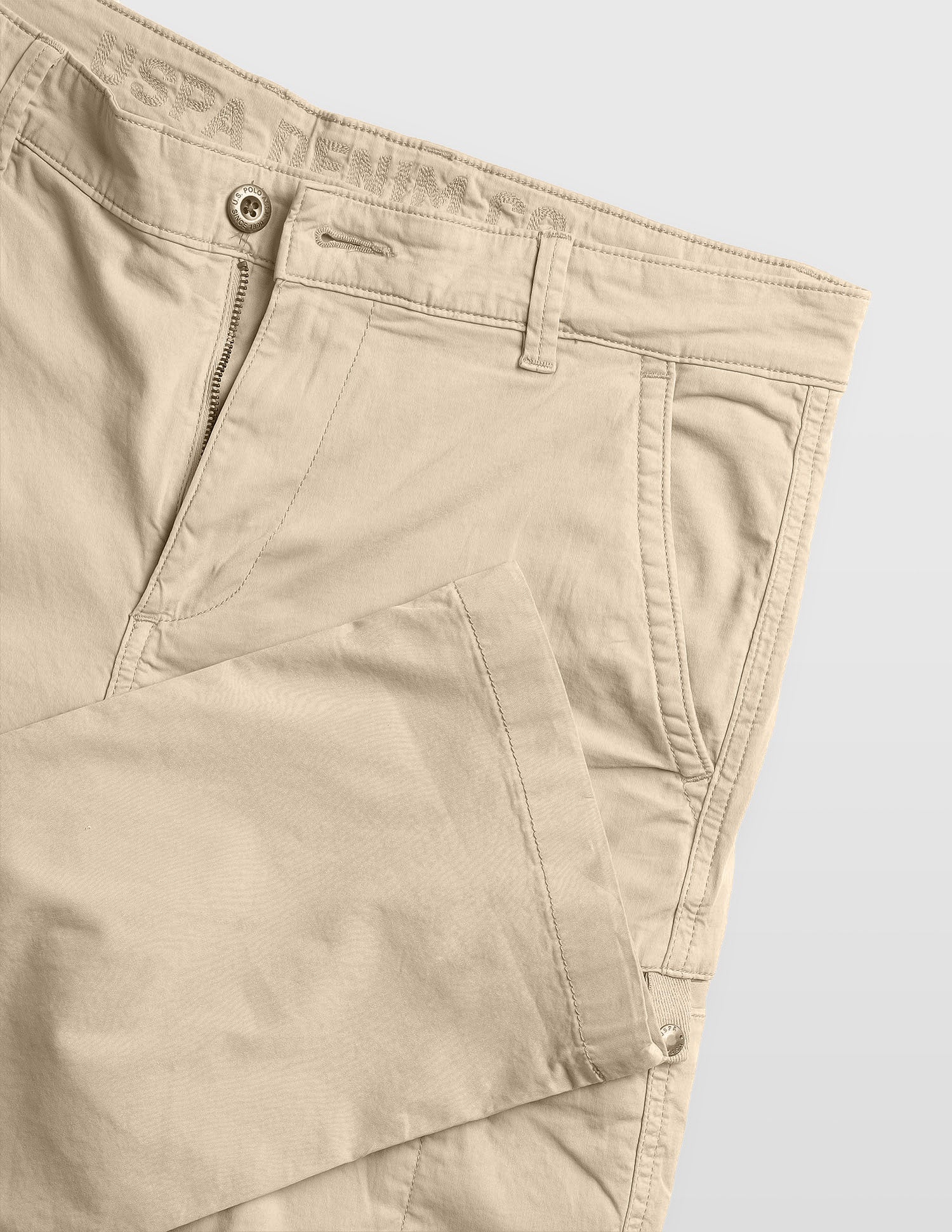 Motel On The Coast Comfort Cropped Cargo Sand - U.S. Polo Assn. India | Large