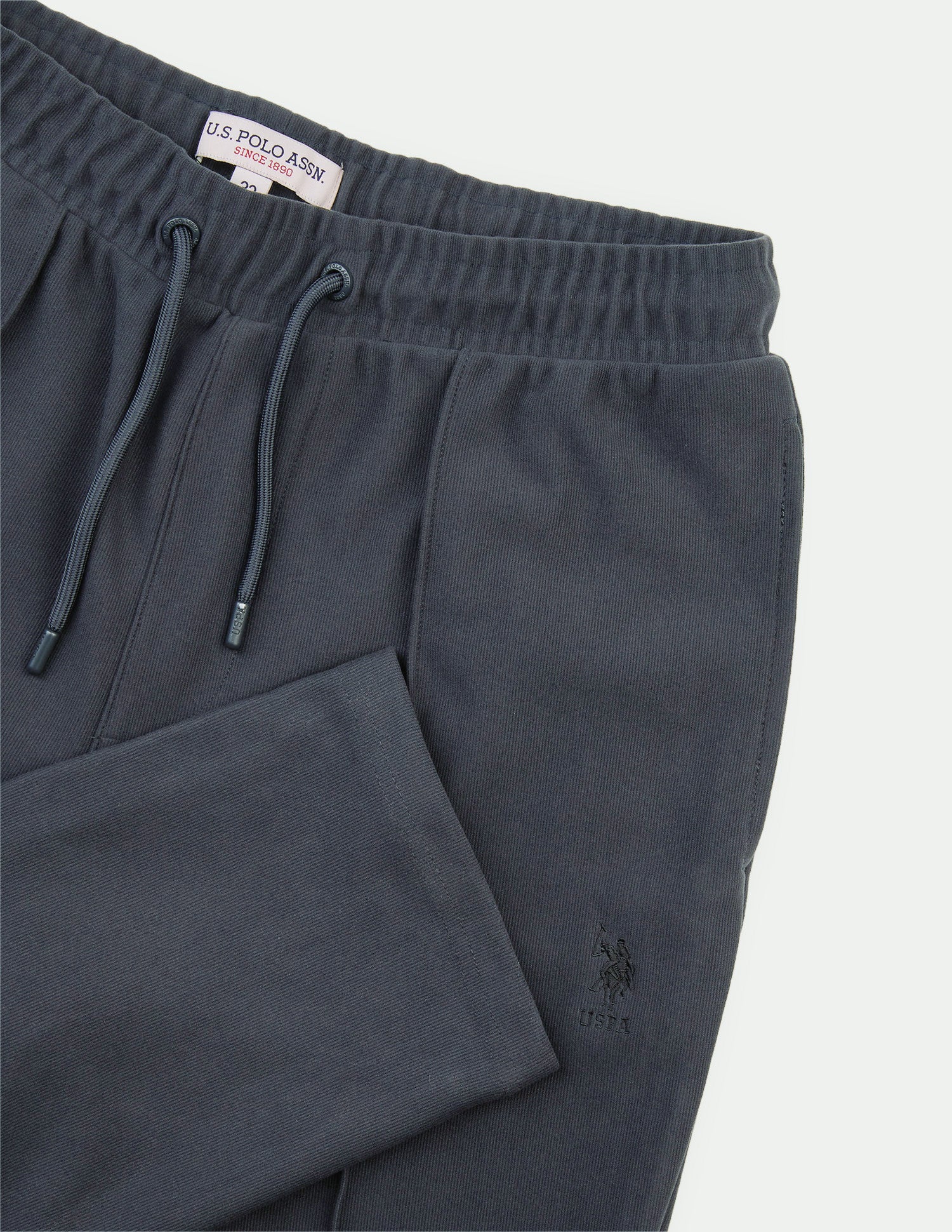Mid Rise Regular Fit Track Pants Dark Grey - U.S. Polo Assn. India | Large