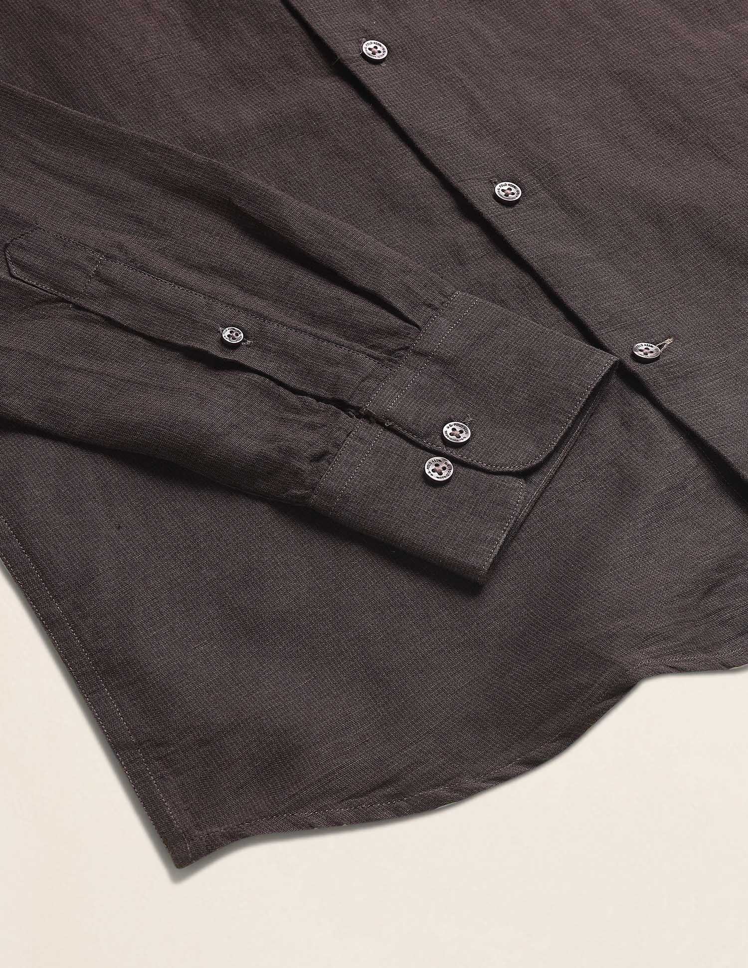 Sotogrande Regular Fit Shirt Choco - U.S. Polo Assn. India | Large