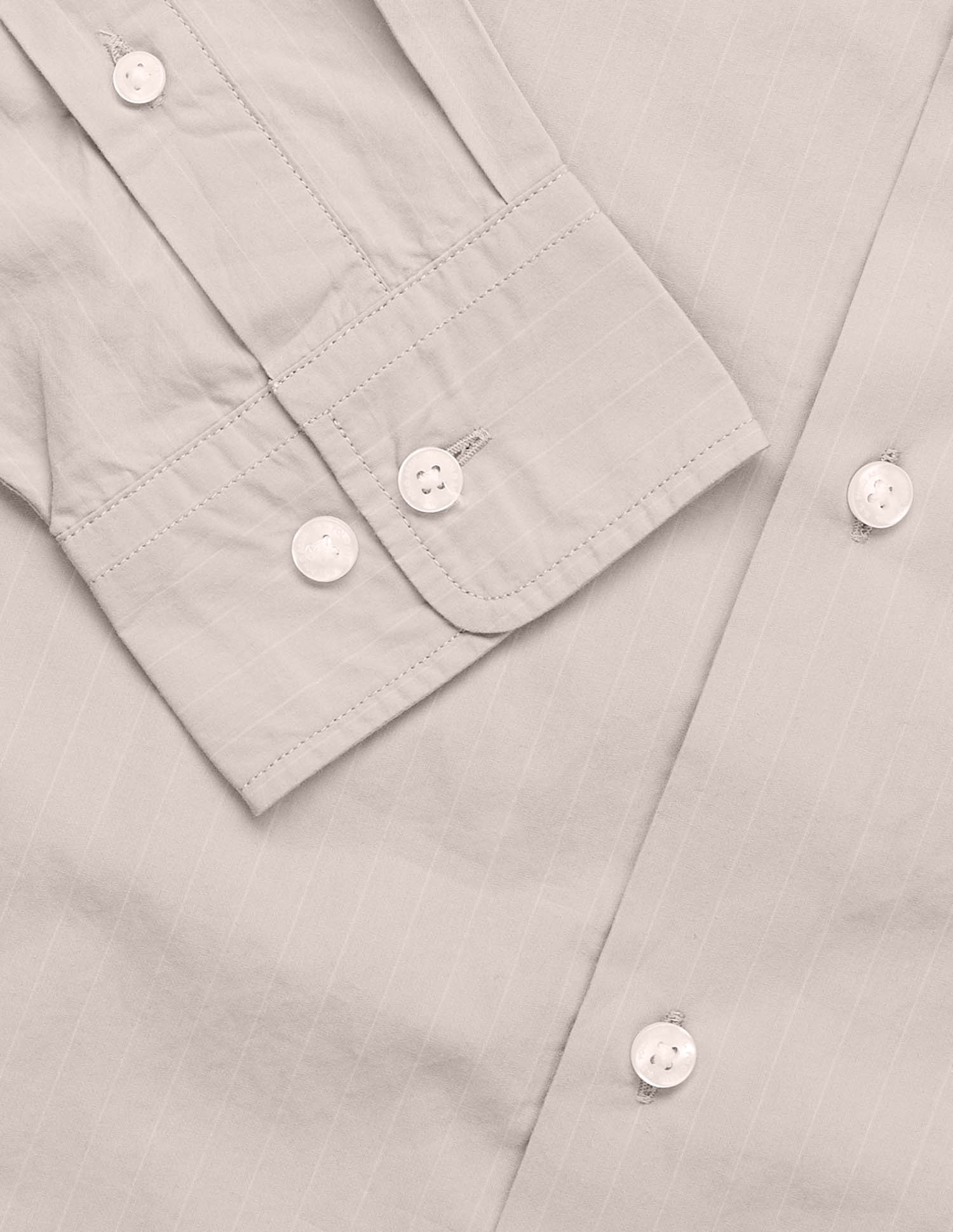 Pacho X Vertical Striped Tailored Fit Shirt Grey - U.S. POLO ASSN. | Large