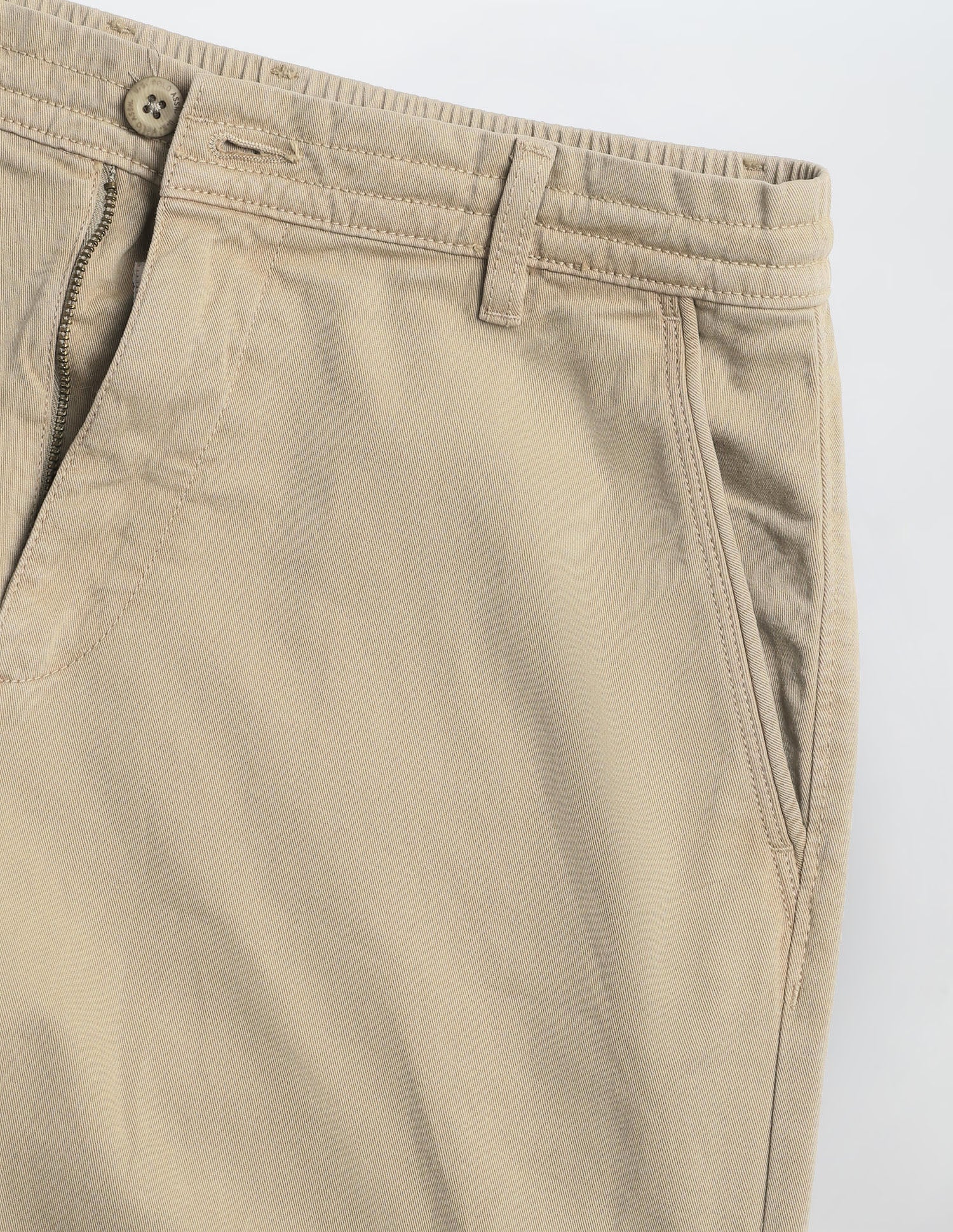 Mid Rise Slim Fit Shorts Khaki - U.S. Polo Assn. India | Large