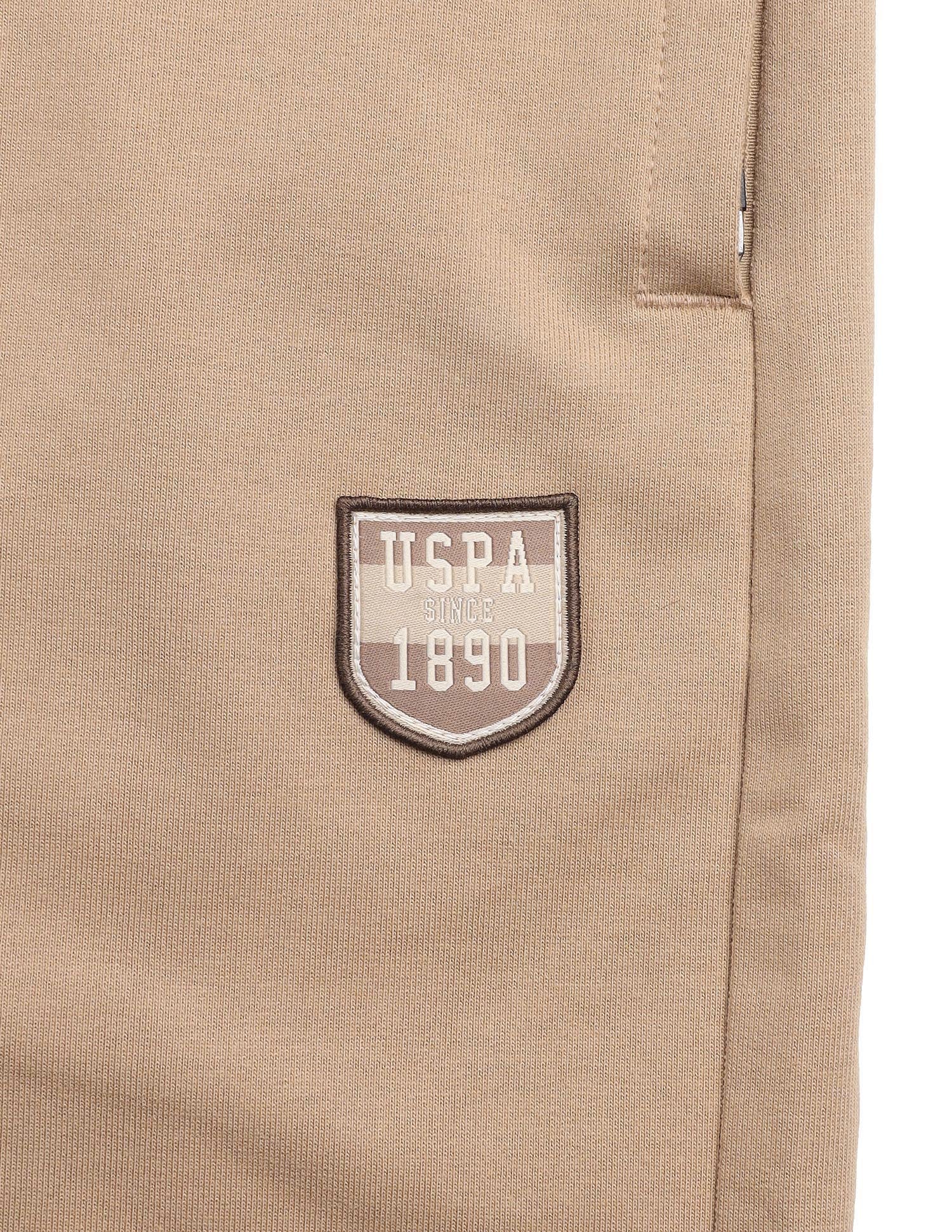 Breathable Relaxed Fit OJ010 Lounge Joggers Stucco - U.S. Polo Assn. India | Large