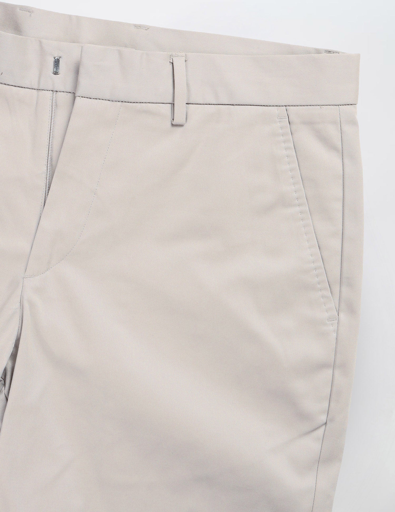 Slim Fit Twill Shorts Beige - U.S. Polo Assn. India | Large