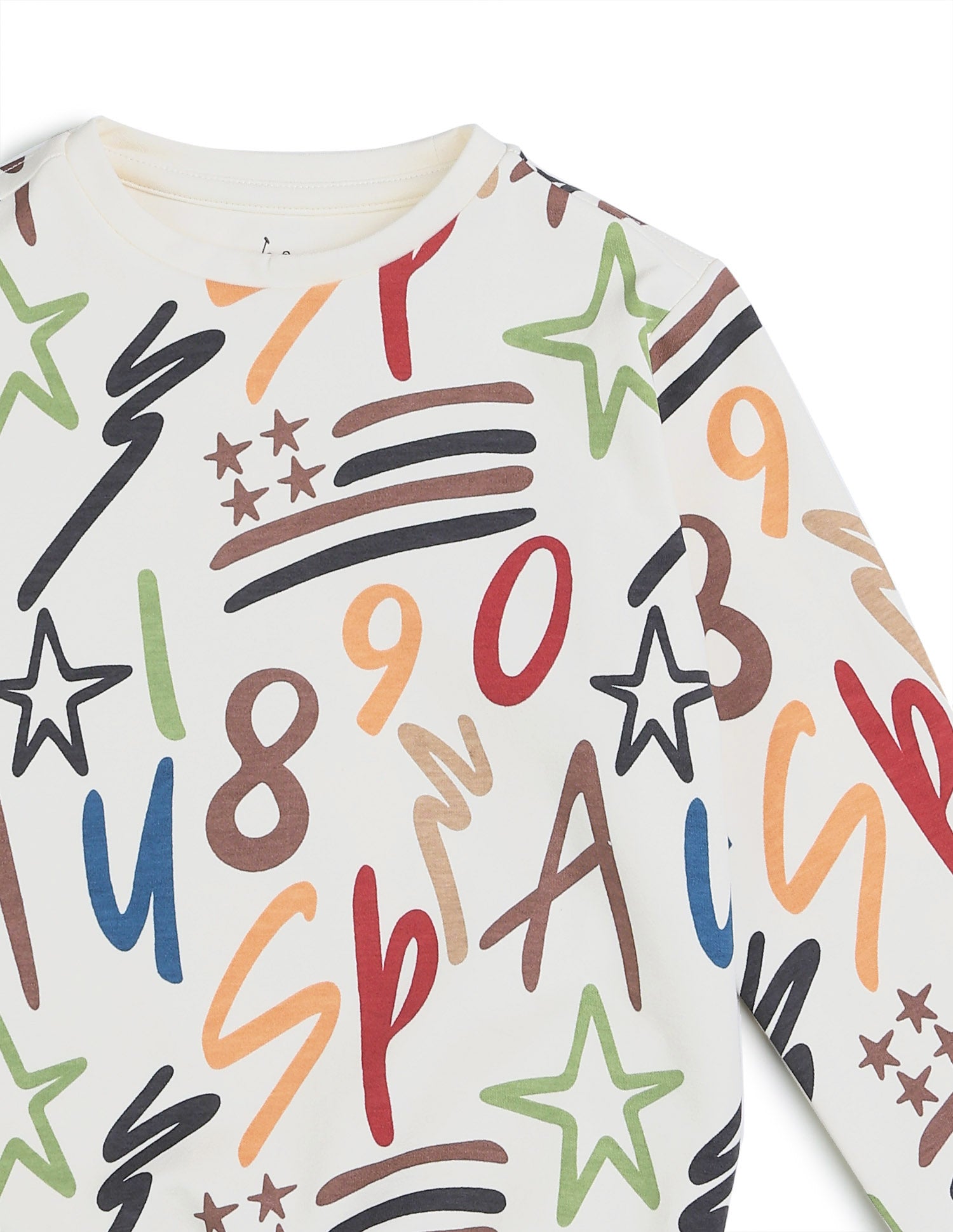 Boys Graphic Printed Regular Fit Sweatshirt Off White - U.S. POLO ASSN. | Large