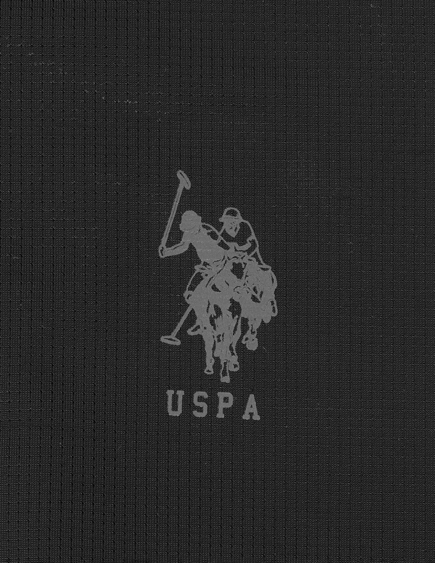 Breathe Easy Mesh Seamless RV001 Sports Vest Black - U.S. Polo Assn. India | Large