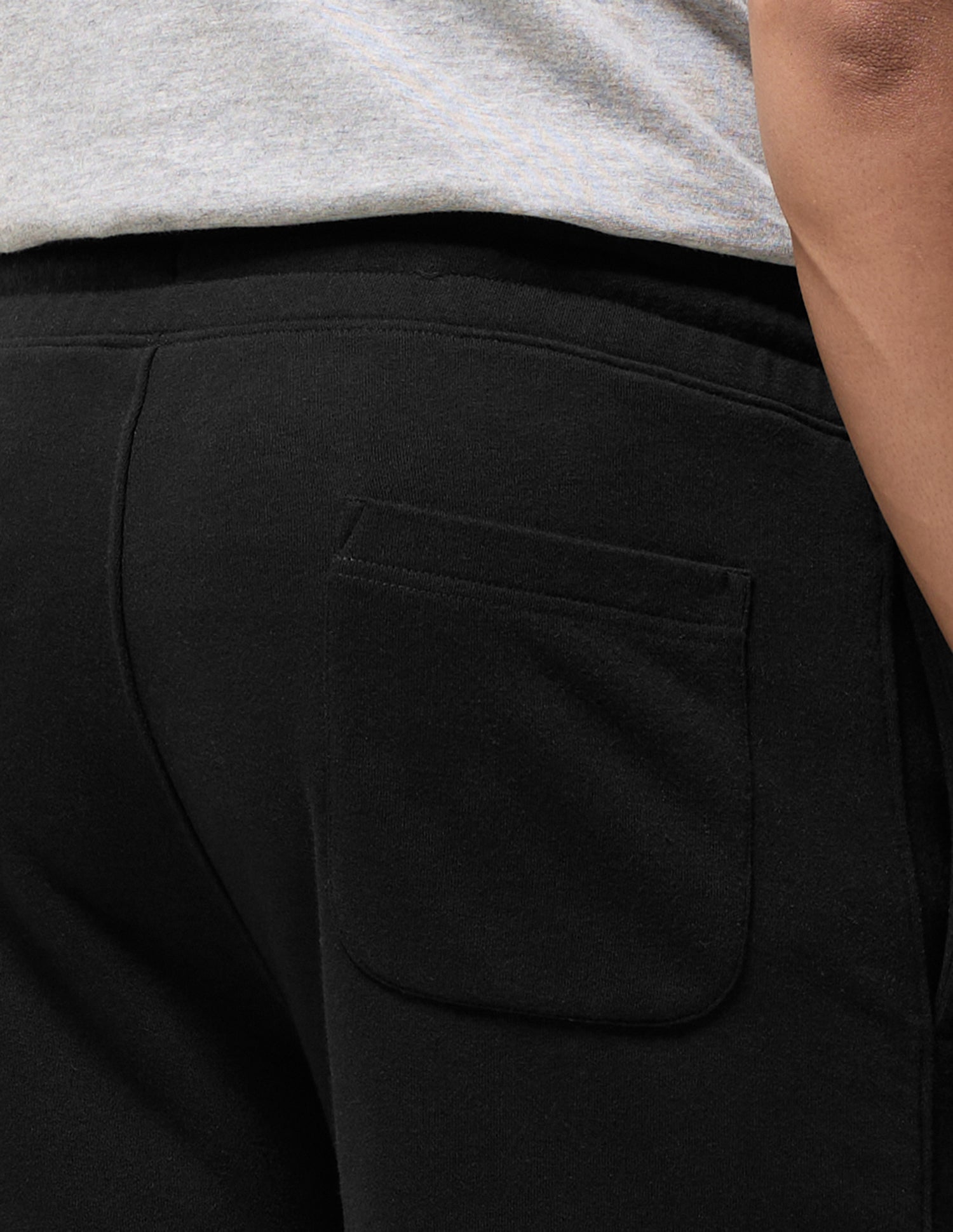 Cotton Rich OES13 Terry Lounge Shorts Black - U.S. Polo Assn. India | Large