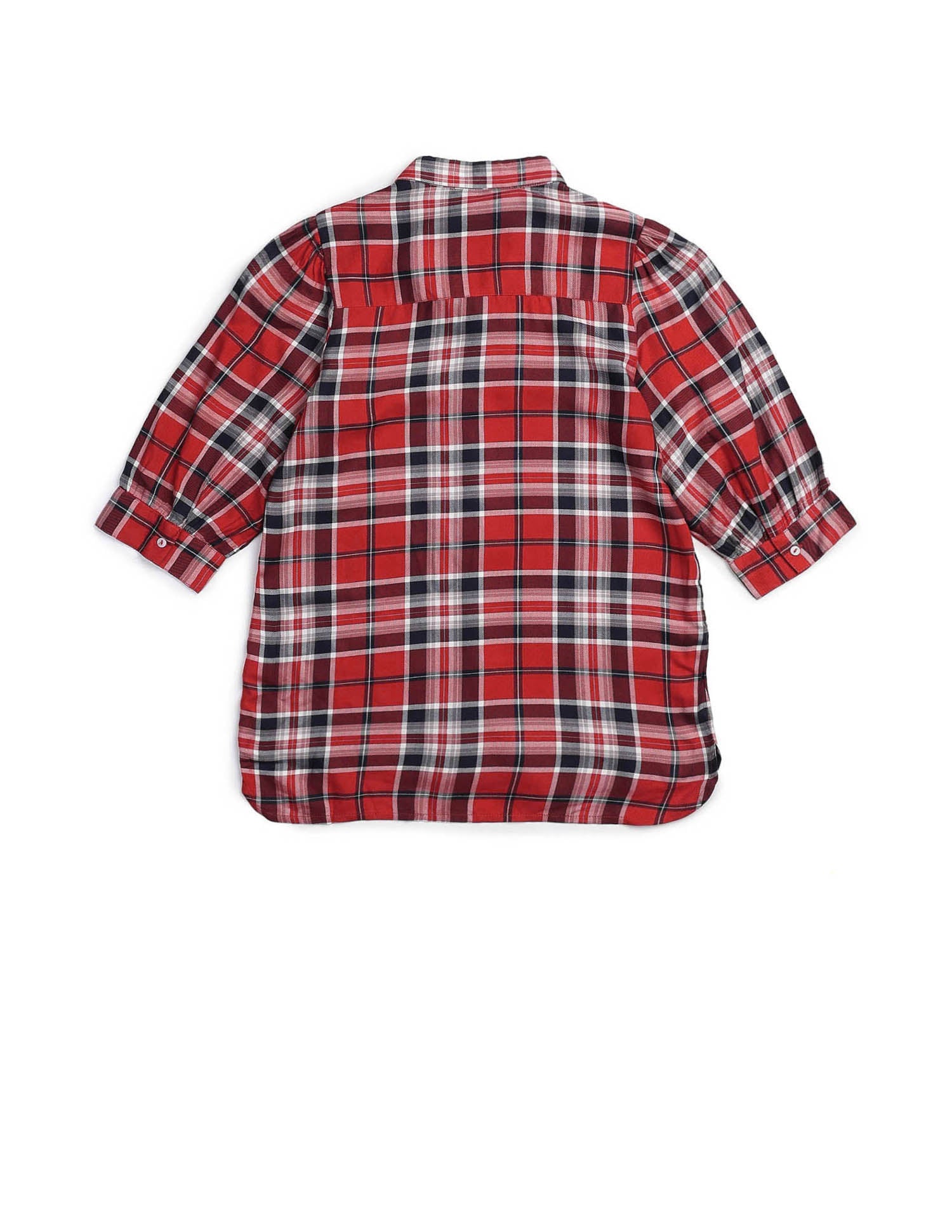 Spread Collar Viscose Top Red - U.S. POLO ASSN. | Large