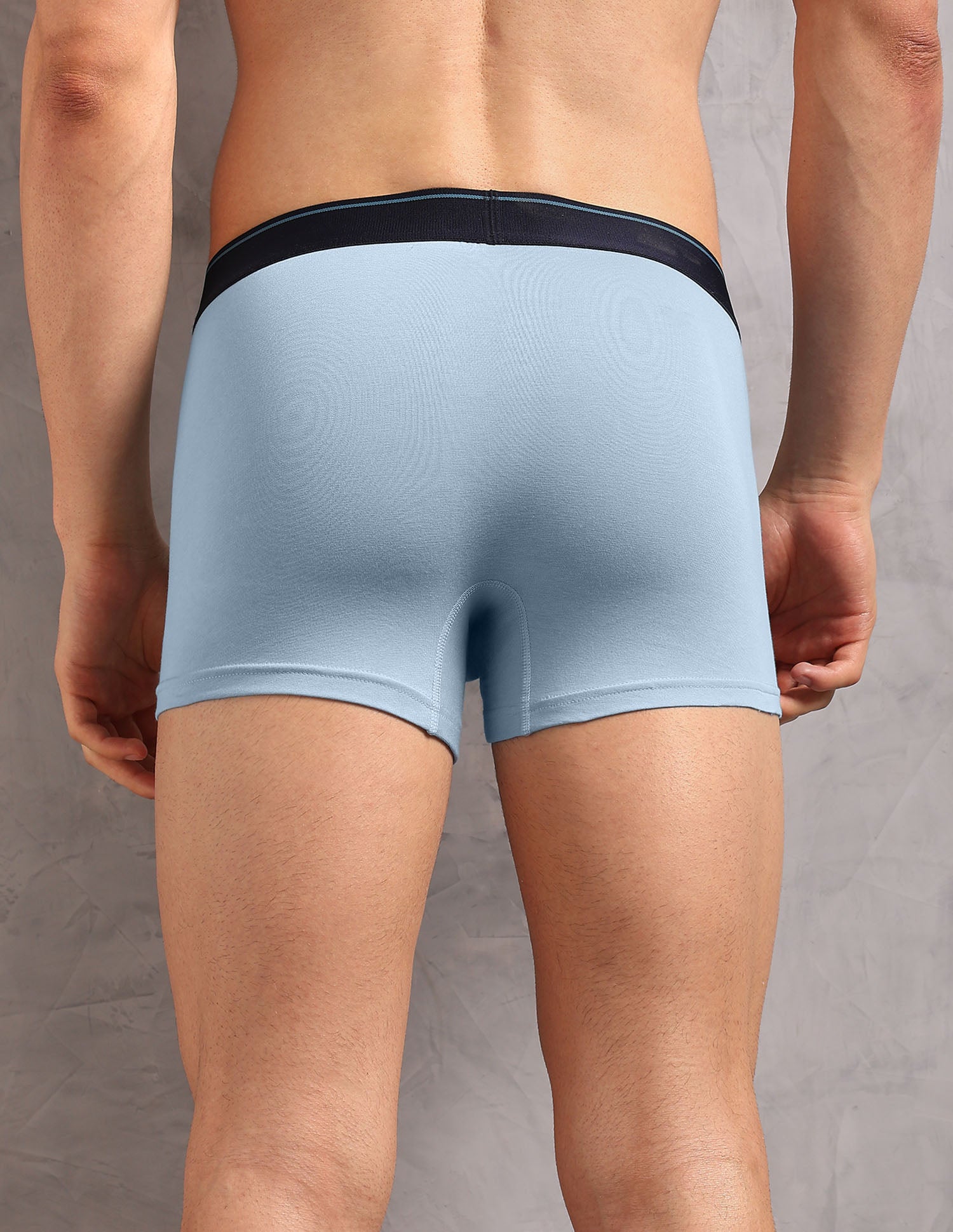 Cotton Stretch Breathable OET18 Trunks - Pack Of 2 Uspa Navy and Blue Fog - U.S. POLO ASSN. | Large