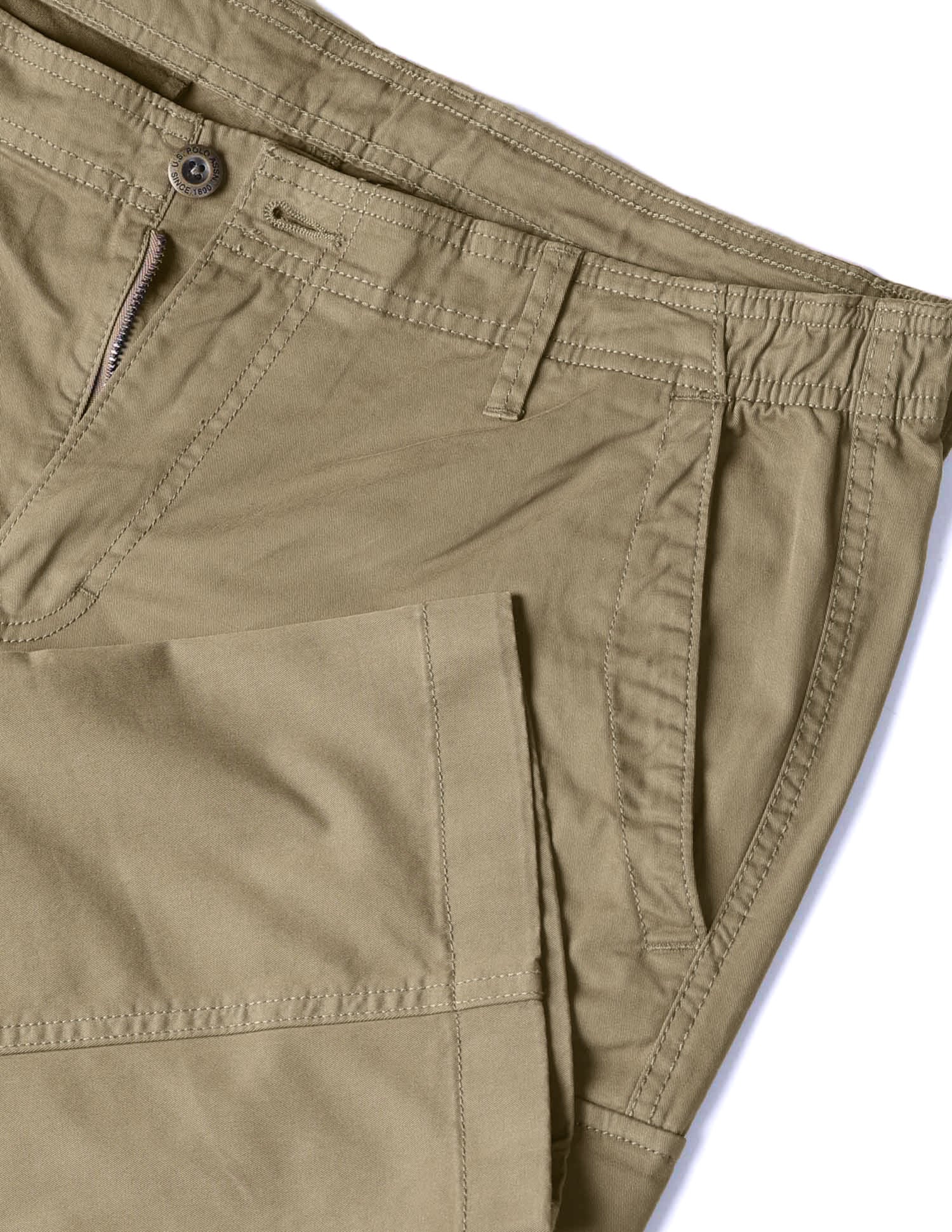 Twill Regular Fit Cargos Tan - U.S. POLO ASSN. | Large