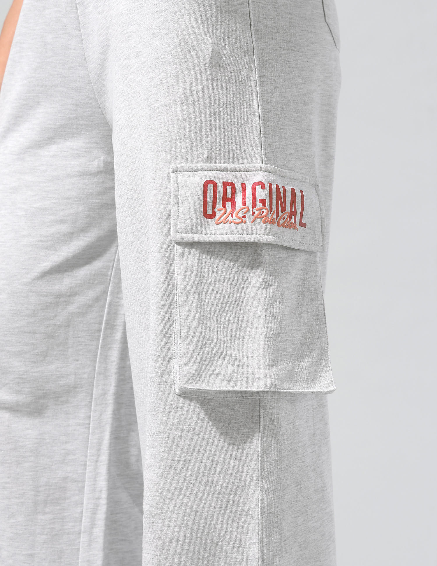 Baggy Cargo Trousers Grey - U.S. Polo Assn. India | Large