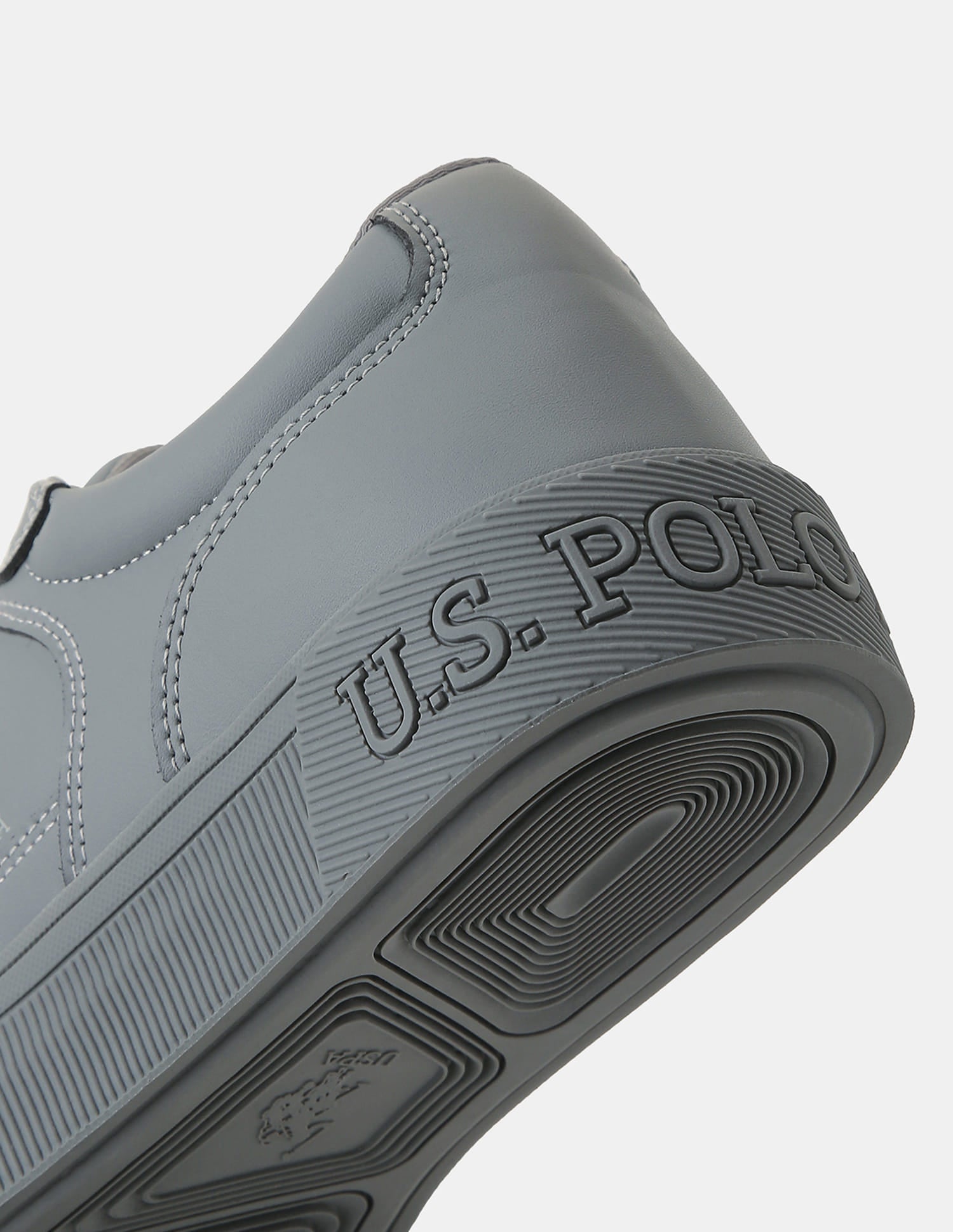 Men Ruben 2.0 Round Toe Sneakers Grey - U.S. Polo Assn. India | Large