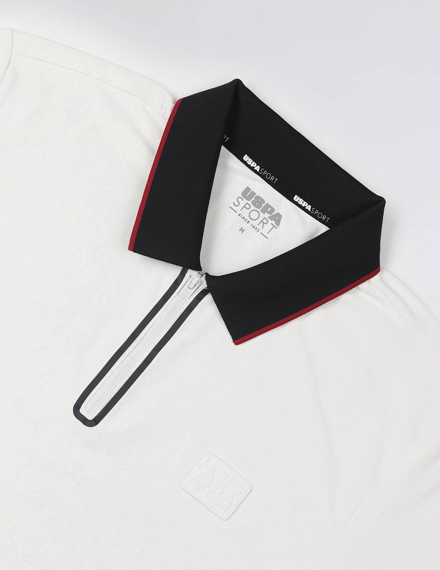 Solid Slim Fit Polo Shirt White - U.S. Polo Assn. India | Large