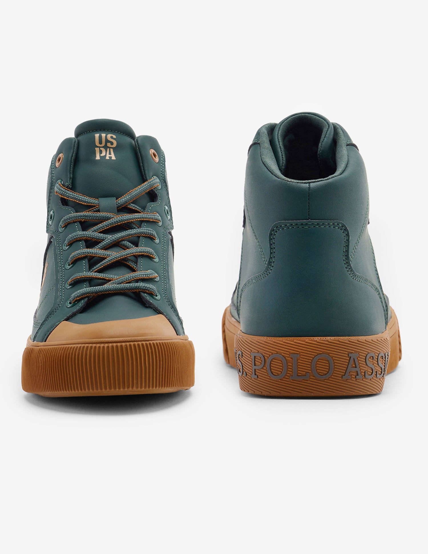 Ricon Mid Top Sneakers Green - U.S. Polo Assn. India | Large