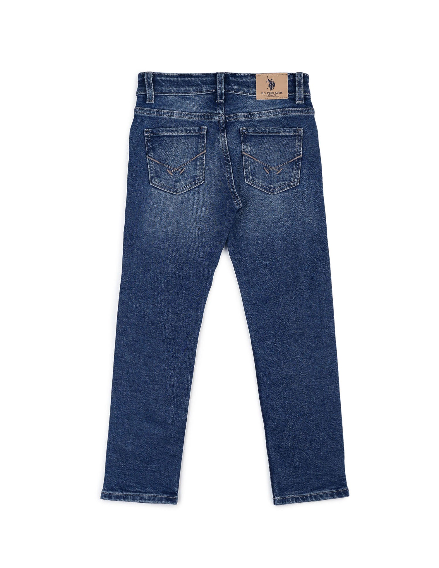 Boys Whiskered Relaxed Fit Jeans Indigo - U.S. POLO ASSN. | Large