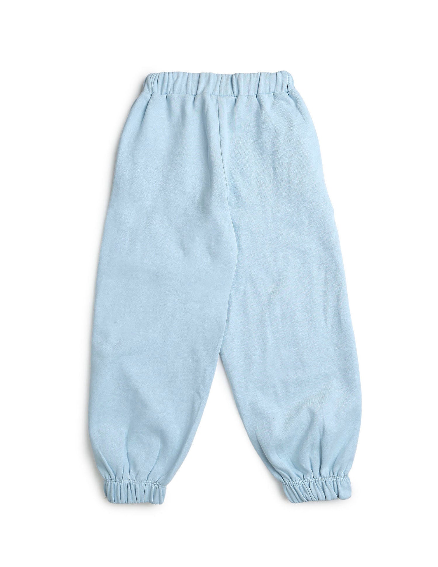 Girls Brand Embroidered Mid Rise Joggers Blue - U.S. POLO ASSN. | Large