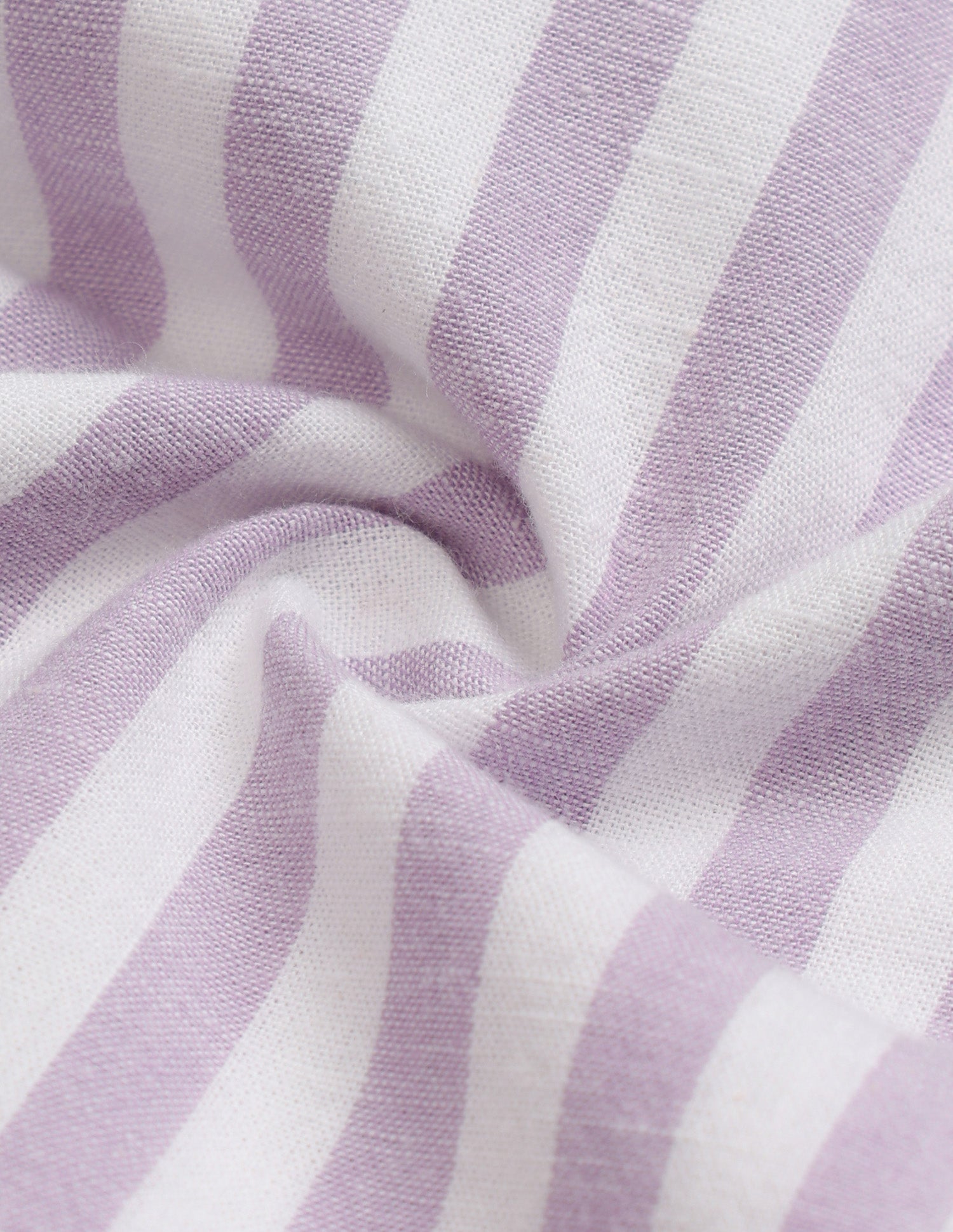 Vertical Striped Regular Fit Shirt Lavender - U.S. Polo Assn. India | Large