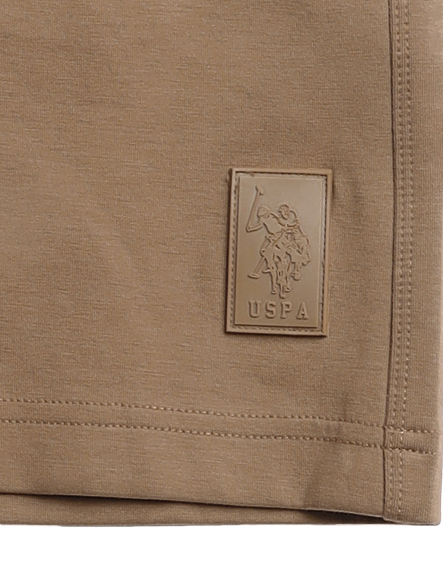 Mid Rise Comfort Fit PS003-PL Lounge Shorts - Pack Of 1 Malt Ball - U.S. Polo Assn. India | Large