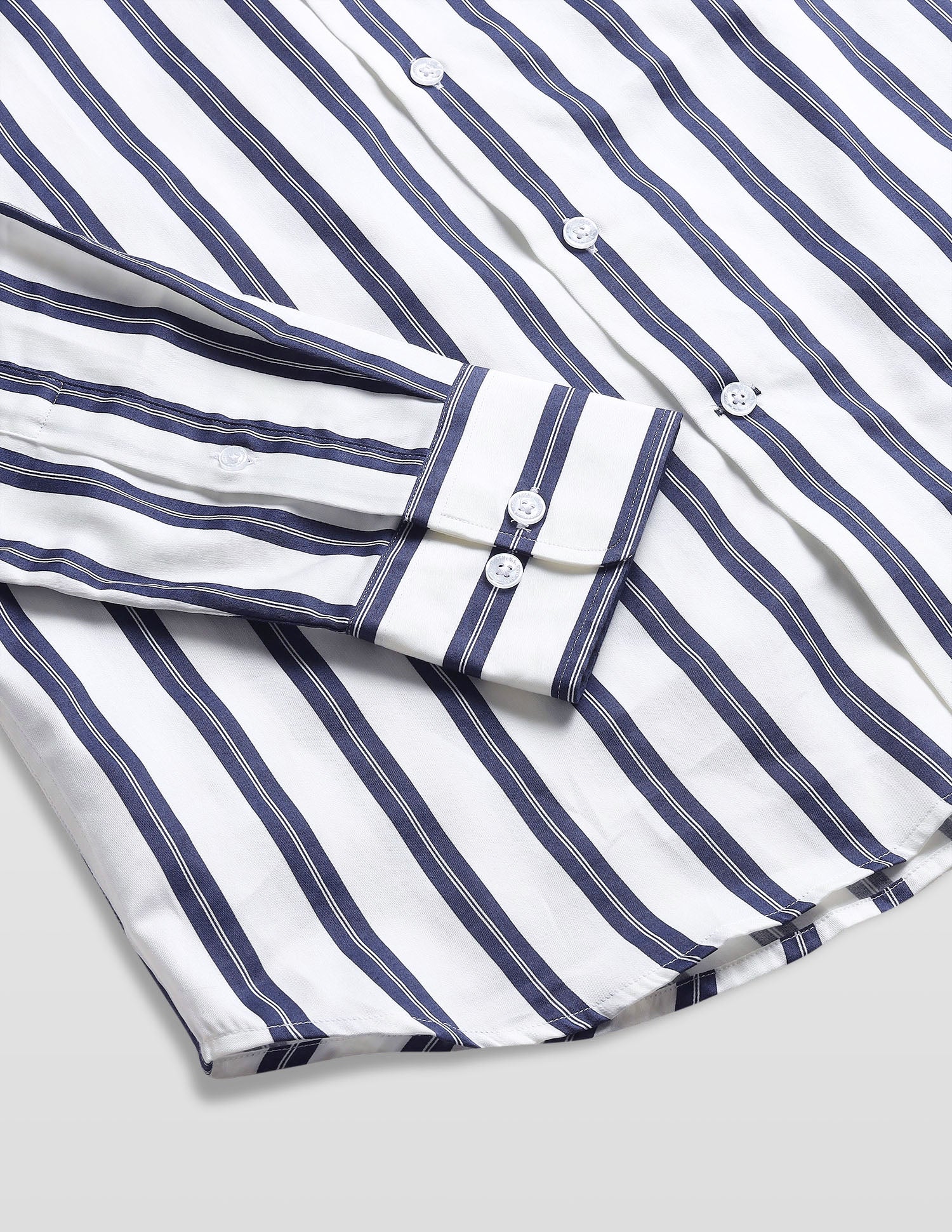 New Port Marina Vertical Striped Shirt Blue - U.S. Polo Assn. India | Large