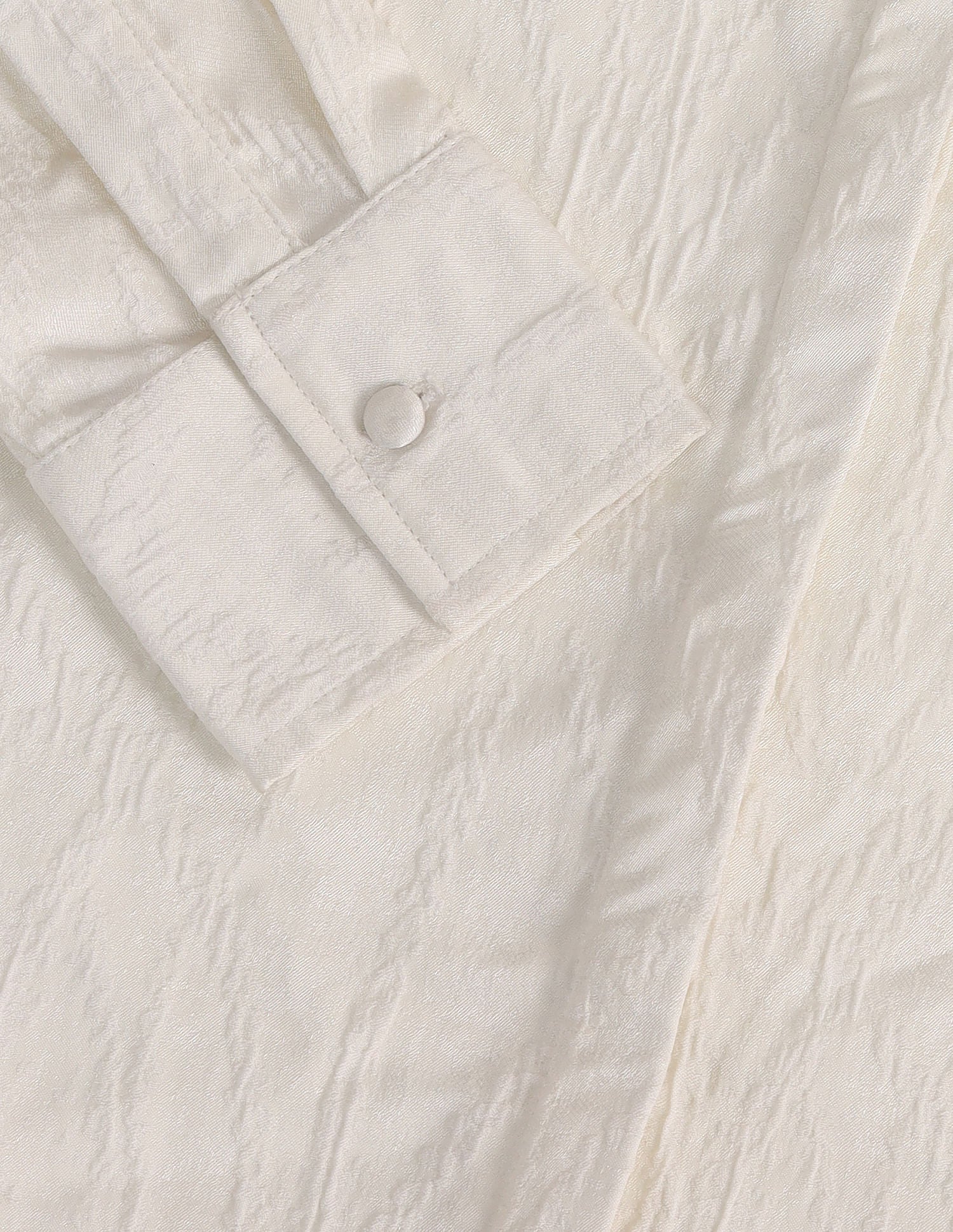 Jacquard Relaxed Fit Shirt Off White - U.S. POLO ASSN. | Large