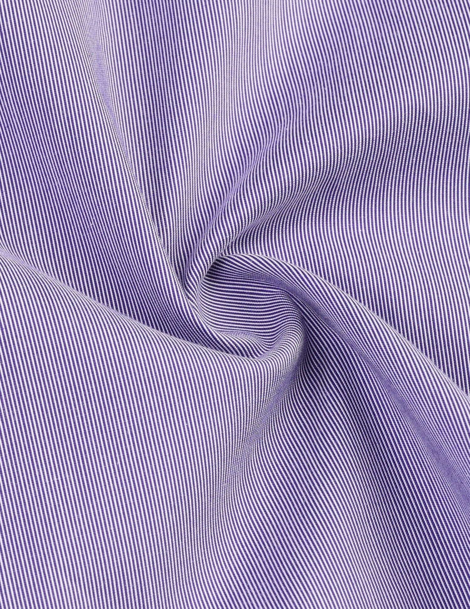 Textured Regular Fit Shirt Purple - U.S. Polo Assn. India | Large