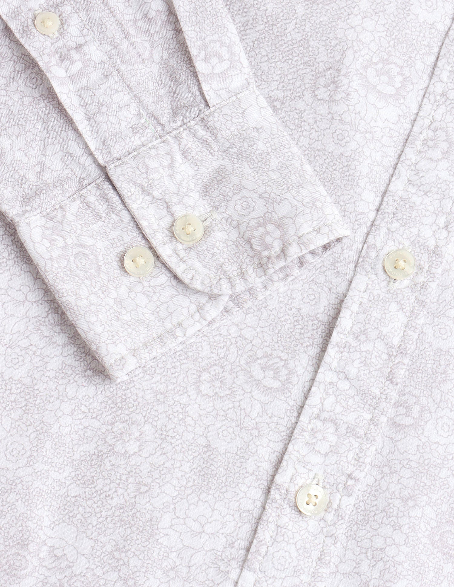 Cutaway Collar Floral Shirt Beige - U.S. Polo Assn. India | Large