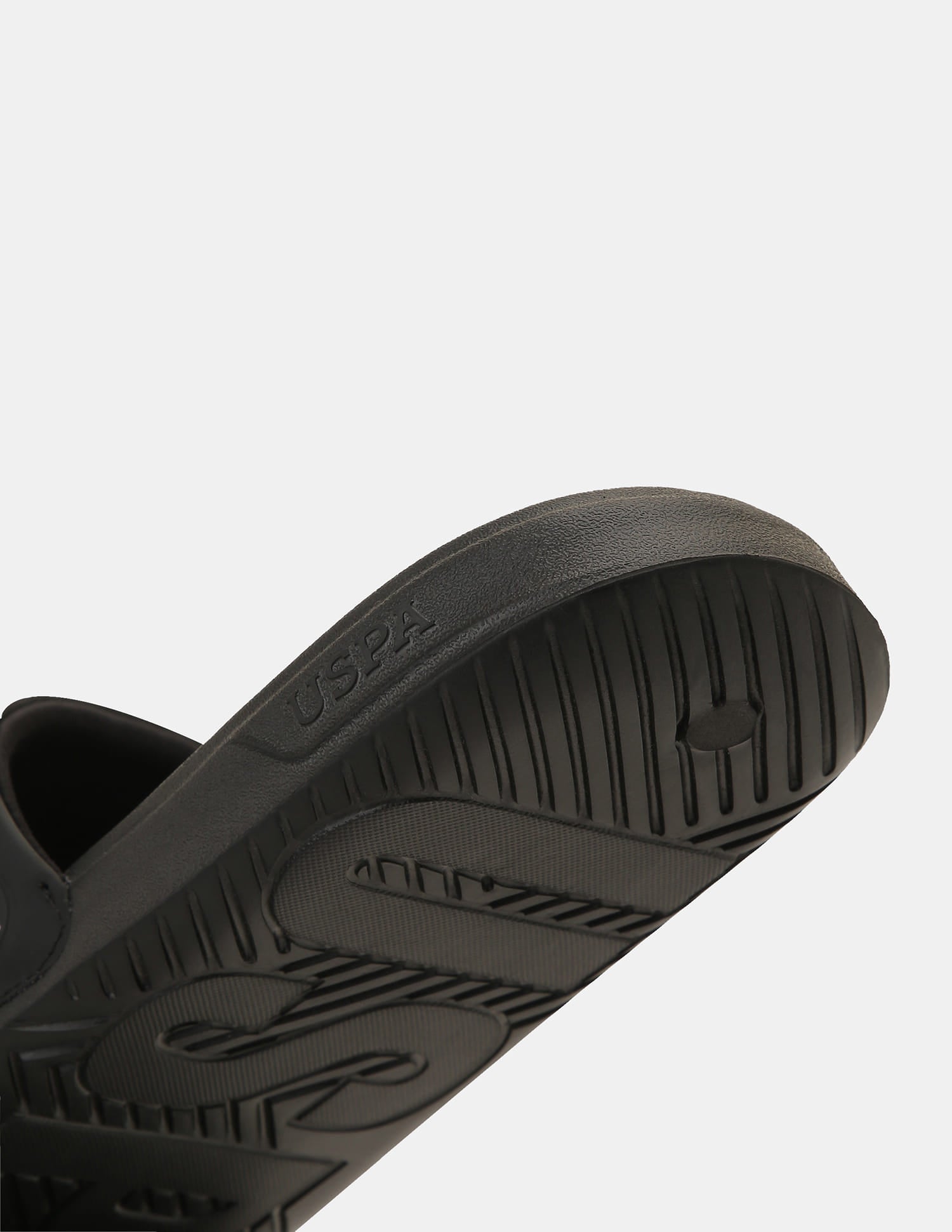 Men Deja Open Toe Slippers Black - U.S. Polo Assn. India | Large