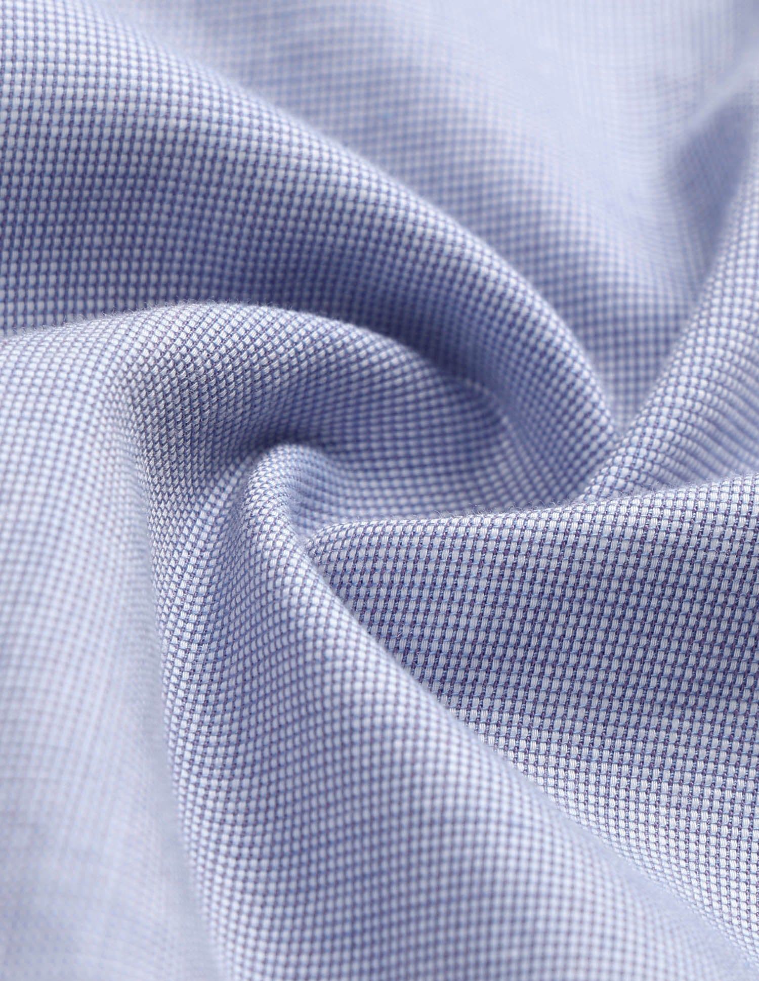Textured Tailored Fit Shirt Light Blue - U.S. Polo Assn. India | Large
