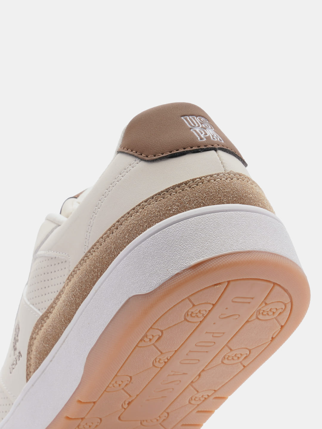 Men Colour Blocked Simon 2.0 Sneakers Beige - U.S. Polo Assn. India | Large