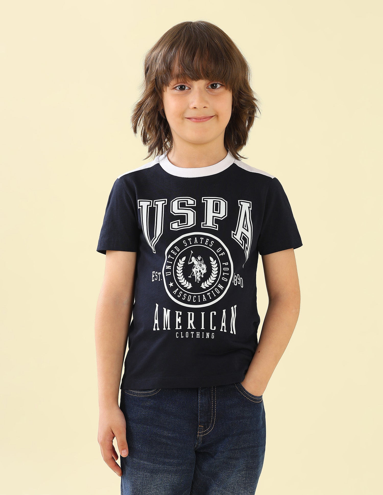 Graphic Brand Printed Regular Fit T-Shirt - Pack Of 2 Multi2 - U.S. Polo Assn. India | Large