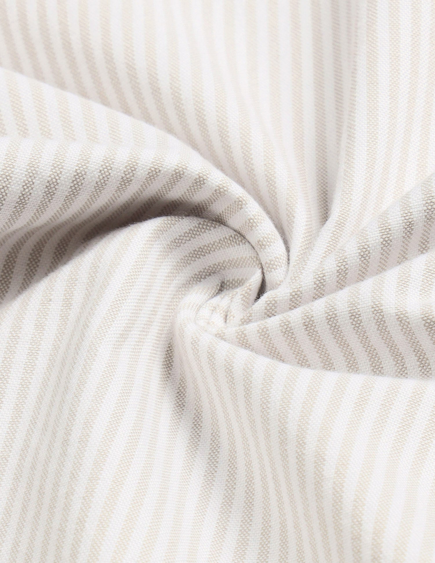 Vertical Striped Regular Fit Shirt Beige - U.S. Polo Assn. India | Large