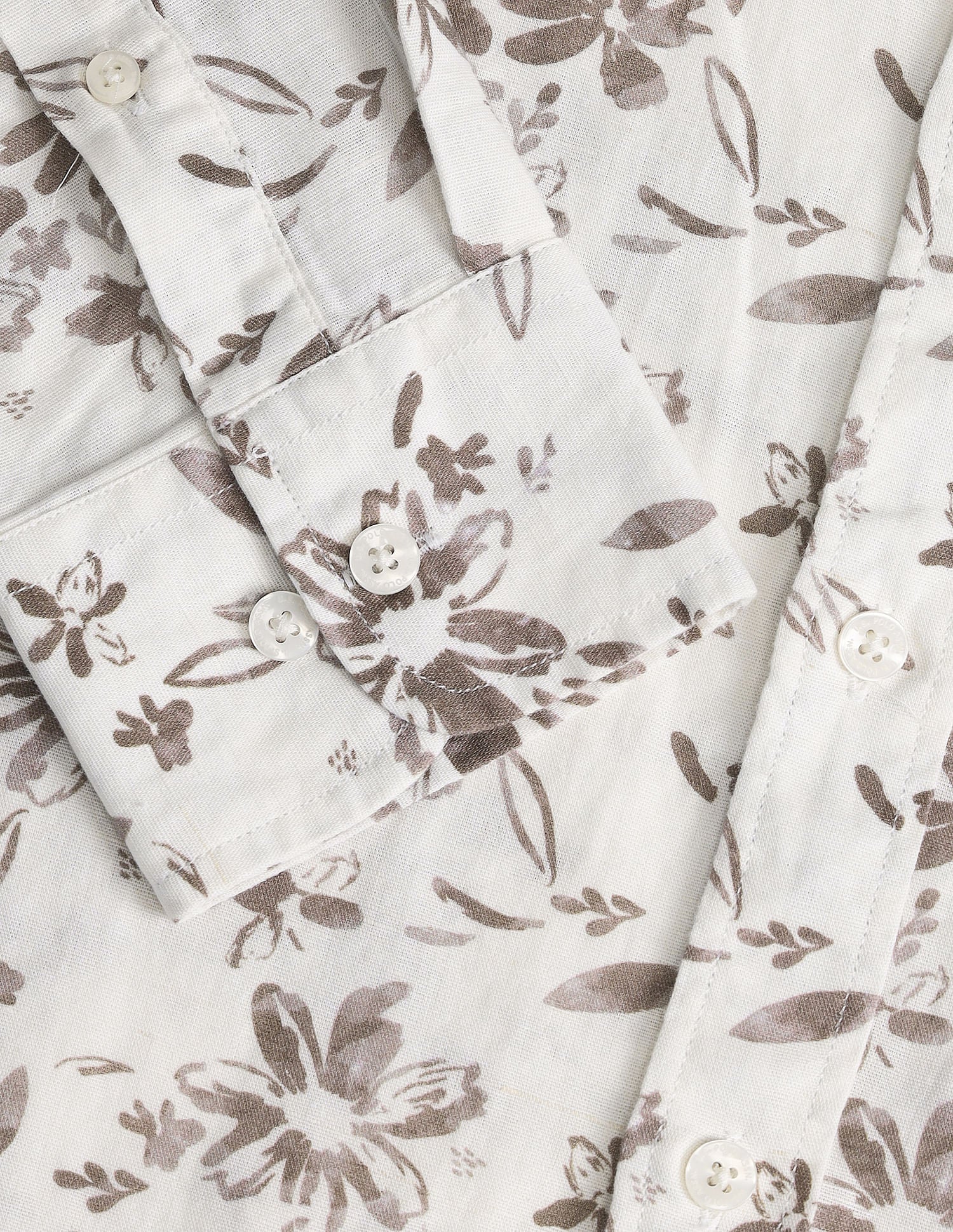 Tailored Fit Printed Shirt Beige - U.S. POLO ASSN. | Large