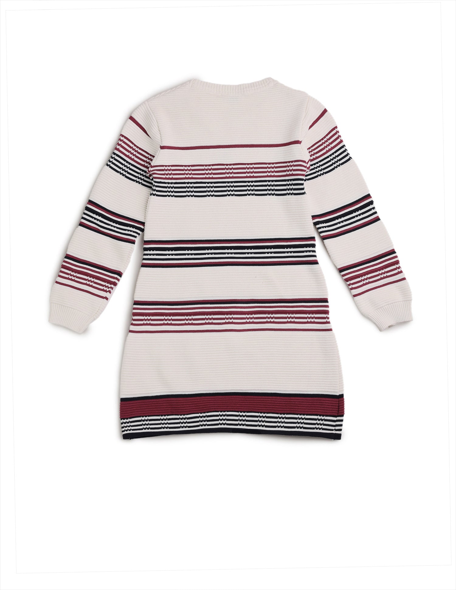 Girls Regular Fit Sweater Dress Off White - U.S. POLO ASSN. | Large