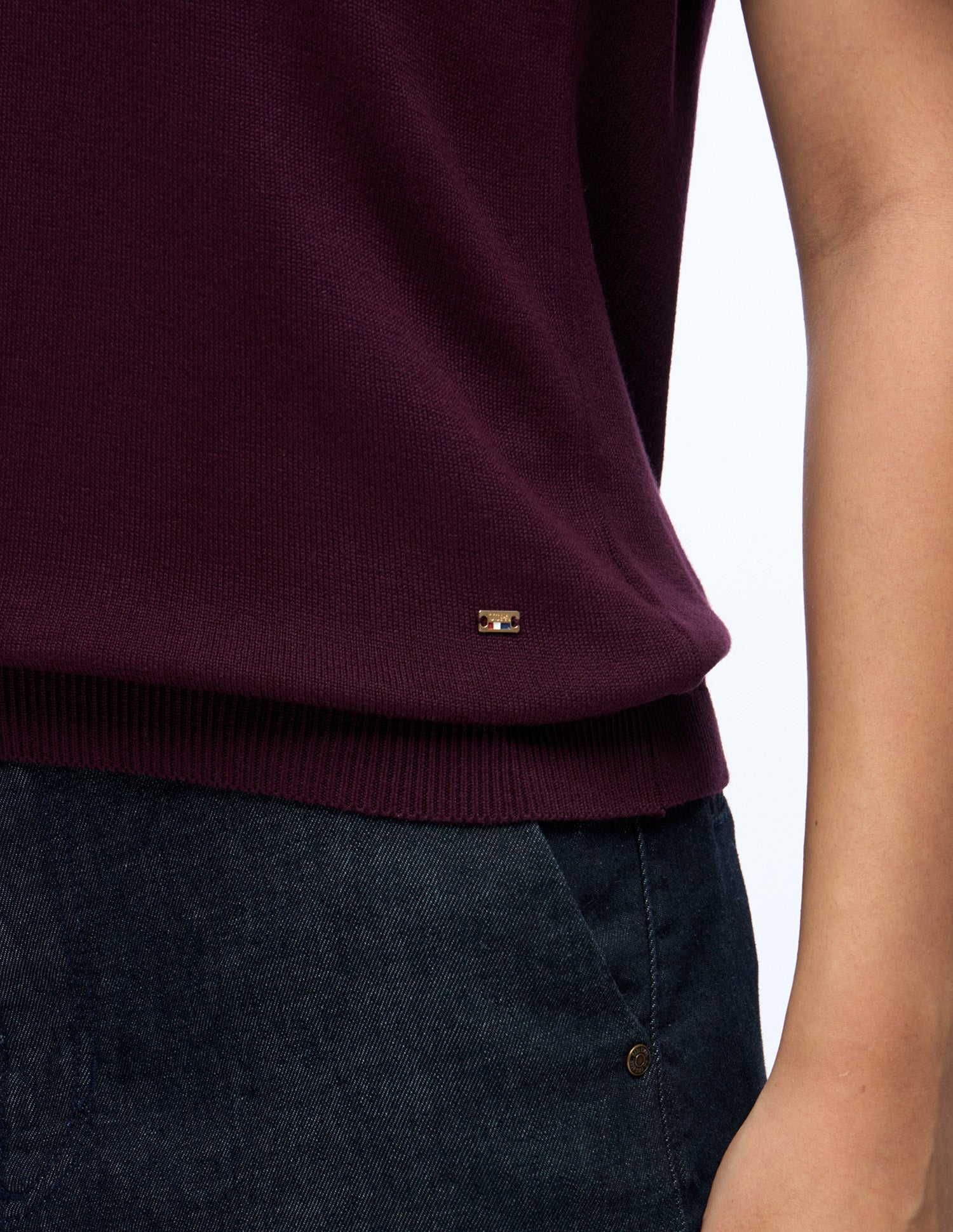 Relaxed Fit Knitted Top Purple - U.S. Polo Assn. India | Large