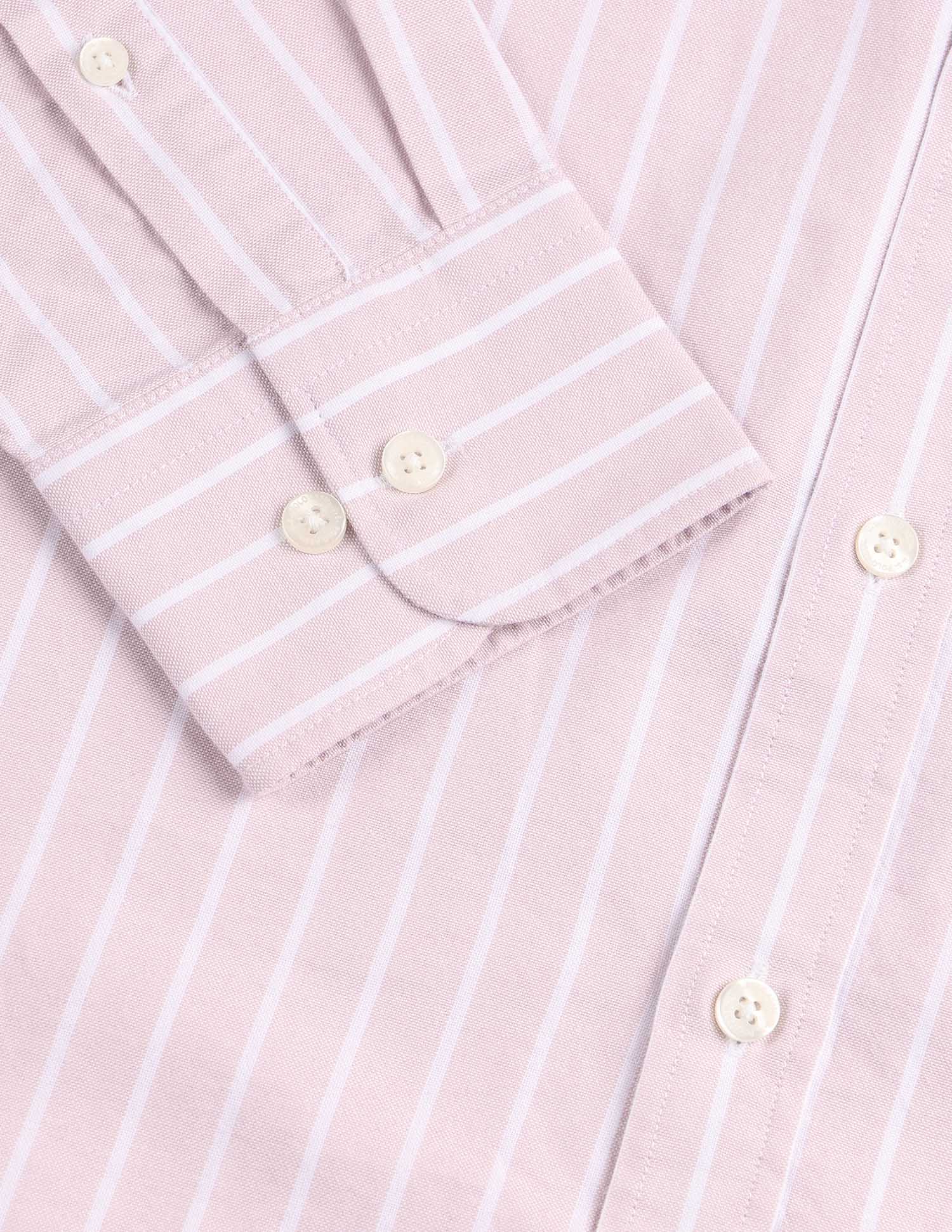 Vertical Striped Button Down Shirt Pink - U.S. POLO ASSN. | Large
