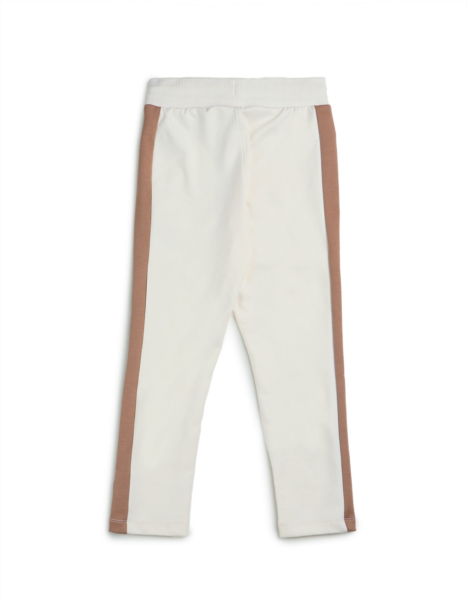 Boys Solid Regular Fit Trackpant Off White - U.S. POLO ASSN. | Large