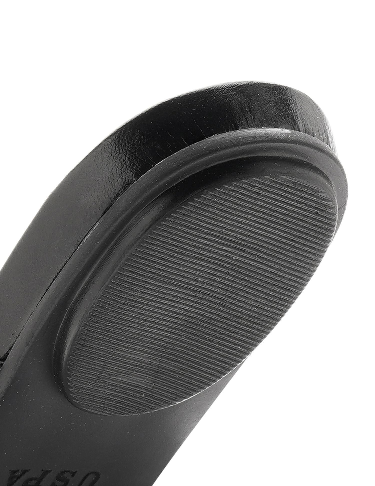 Micky Black Lightweight Footbed Flats Black - U.S. Polo Assn. India | Large