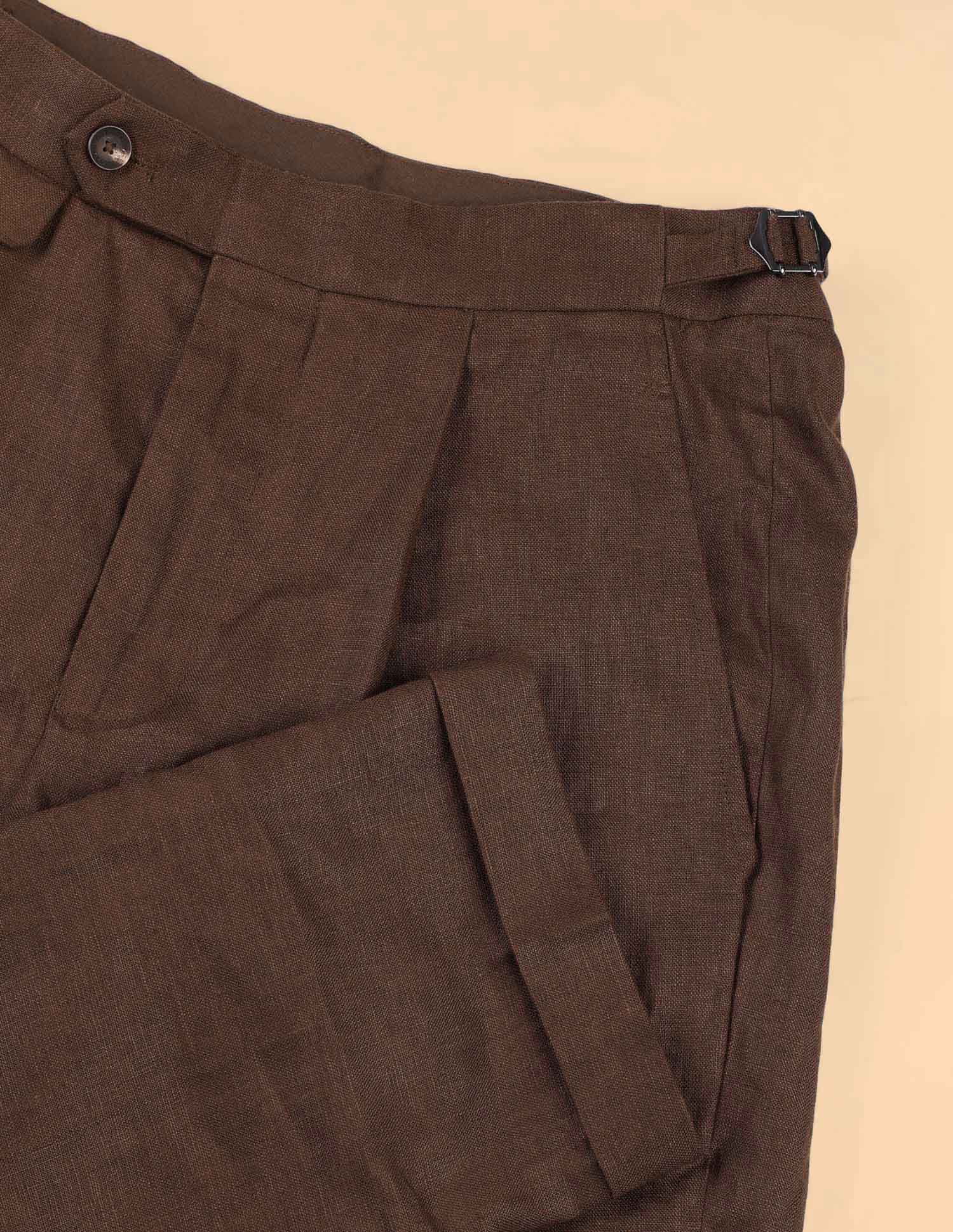 Pacho X High Rise Riley Straight Fit Trouser Coffee - U.S. Polo Assn. India | Large