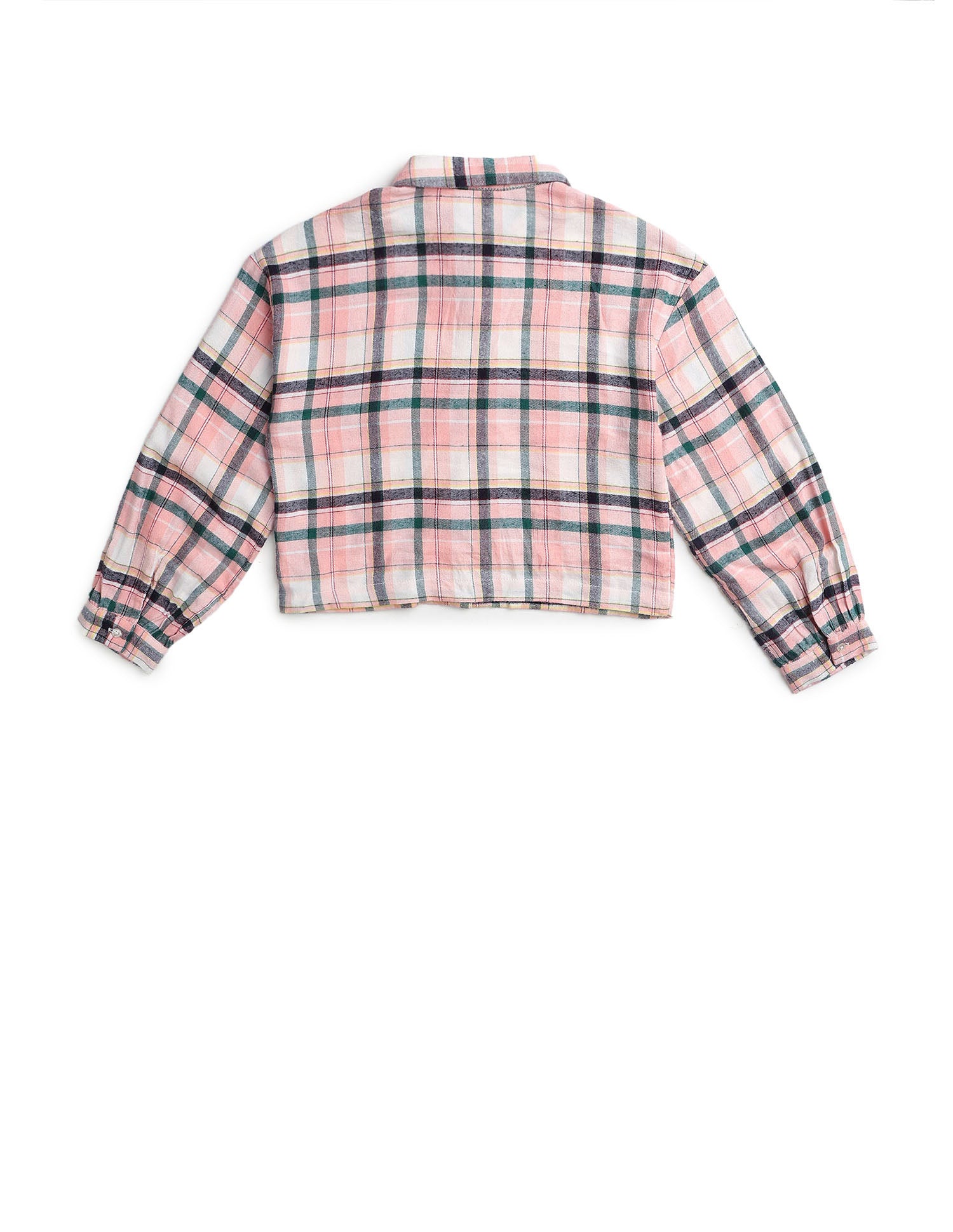 Girls Checked Regular Fit Top Pink - U.S. POLO ASSN. | Large