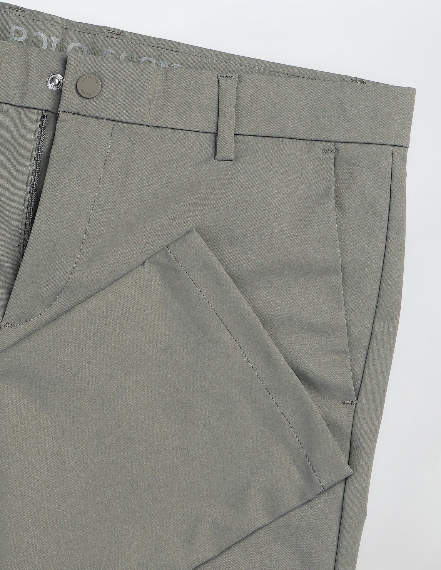 Denver Slim Fit Mid Rise Trousers Green - U.S. Polo Assn. India | Large