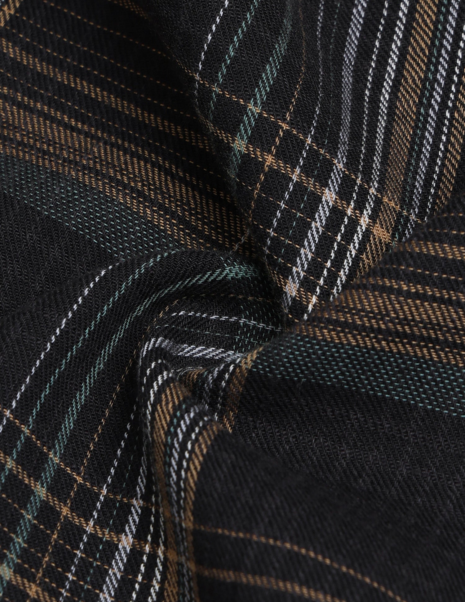 Tartan Checked Twill Shirt Black - U.S. Polo Assn. India | Large